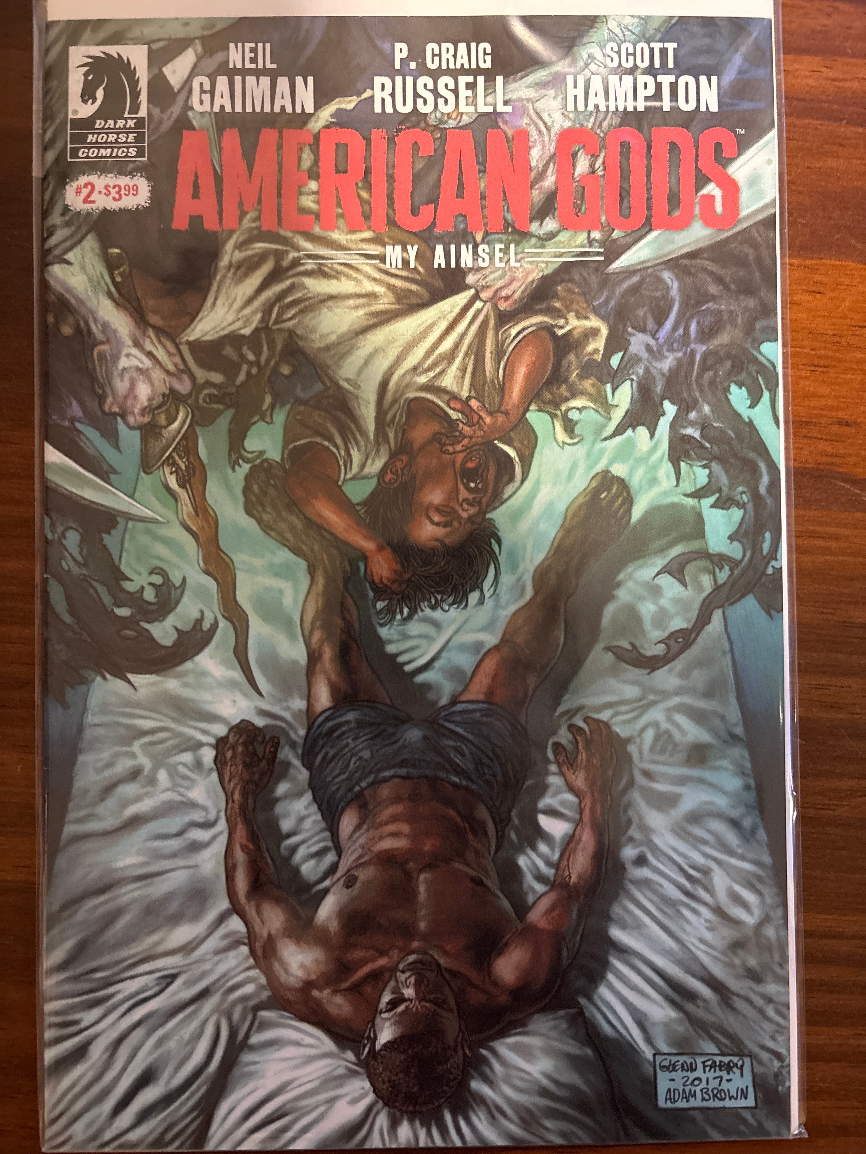 Cover of American Gods: My Ainsel (2018) #2 — Glenn Fabry