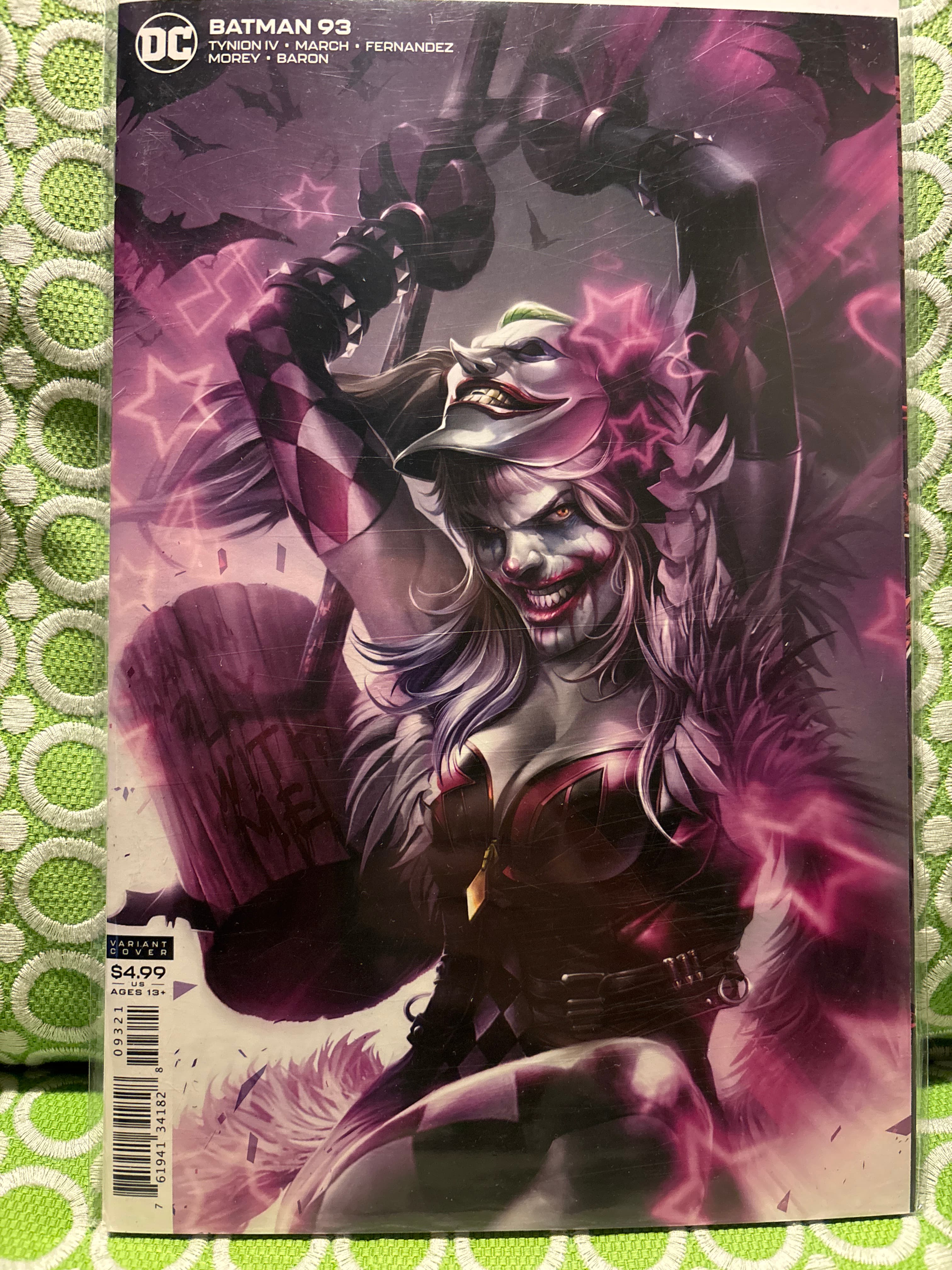 Cover of Batman (2016) #93 — Jorge Jiménez Cardstock Variant Cover