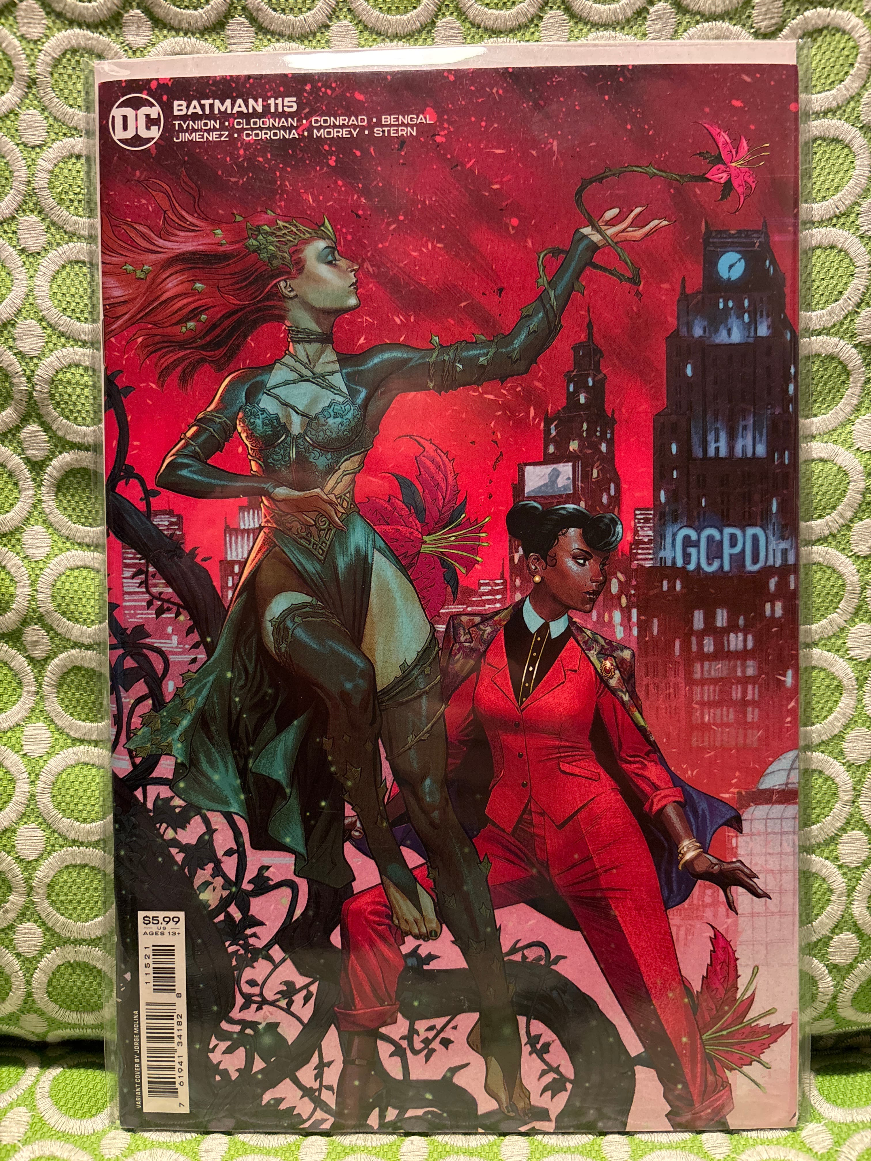 Cover of Batman (2016) #115 — Jorge Molina Cardstock Variant Cover