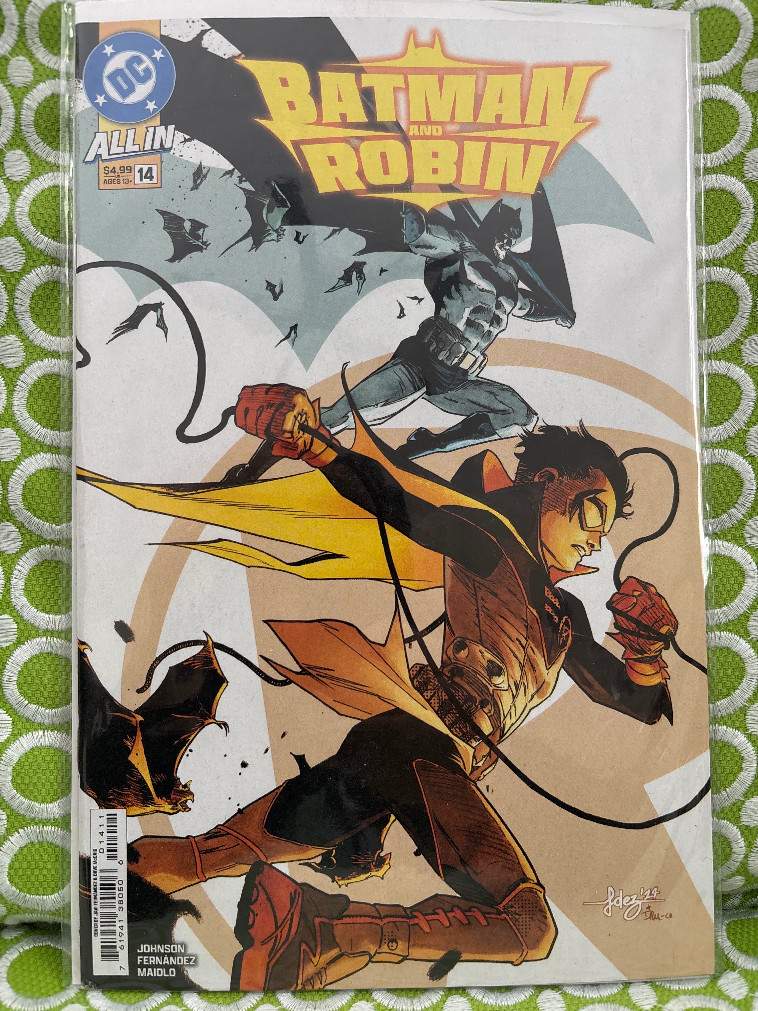 Cover of Batman and Robin (2023) #14 — Javi Fernández Cover