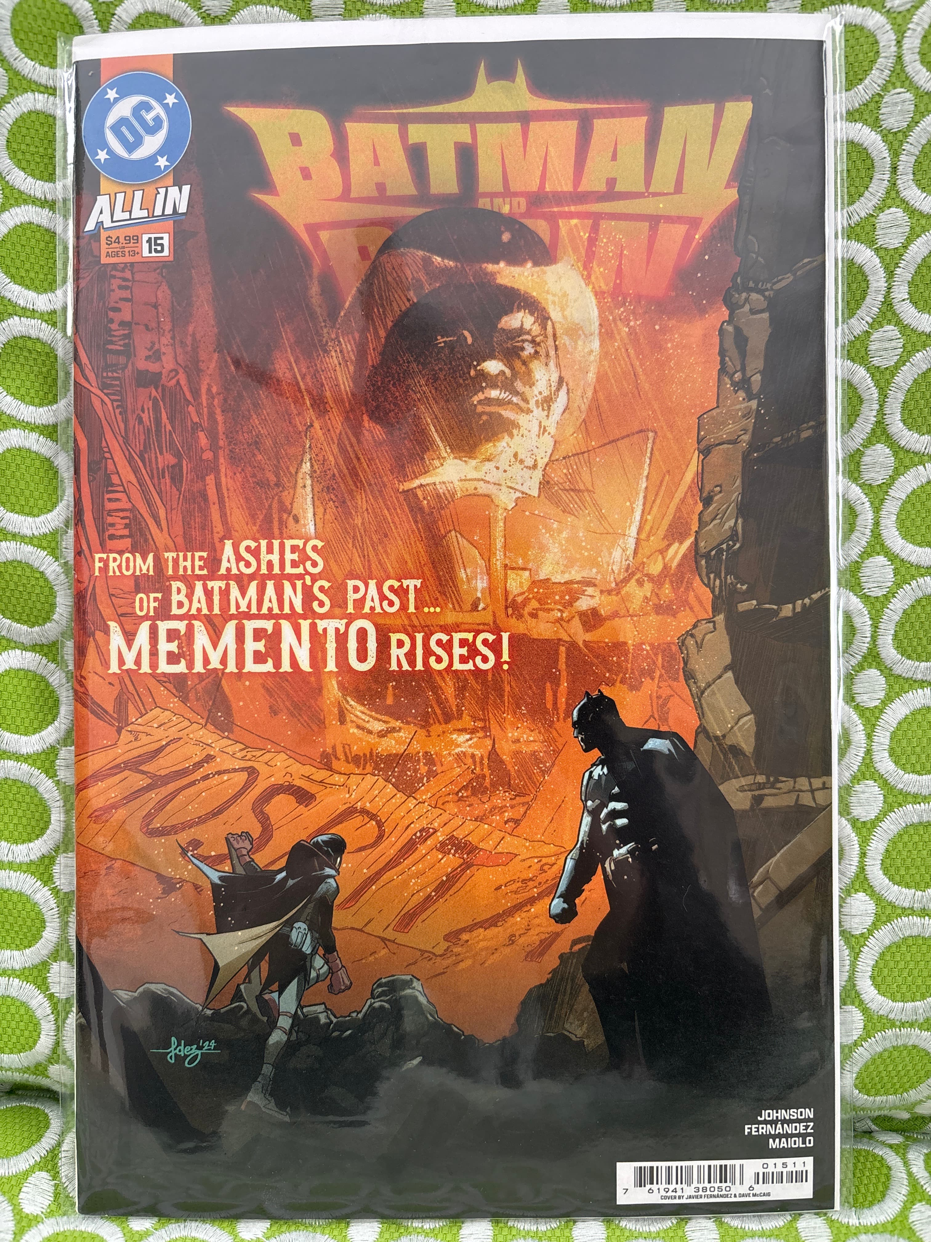 Cover of Batman and Robin (2023) #15 — Javi Fernández Cover