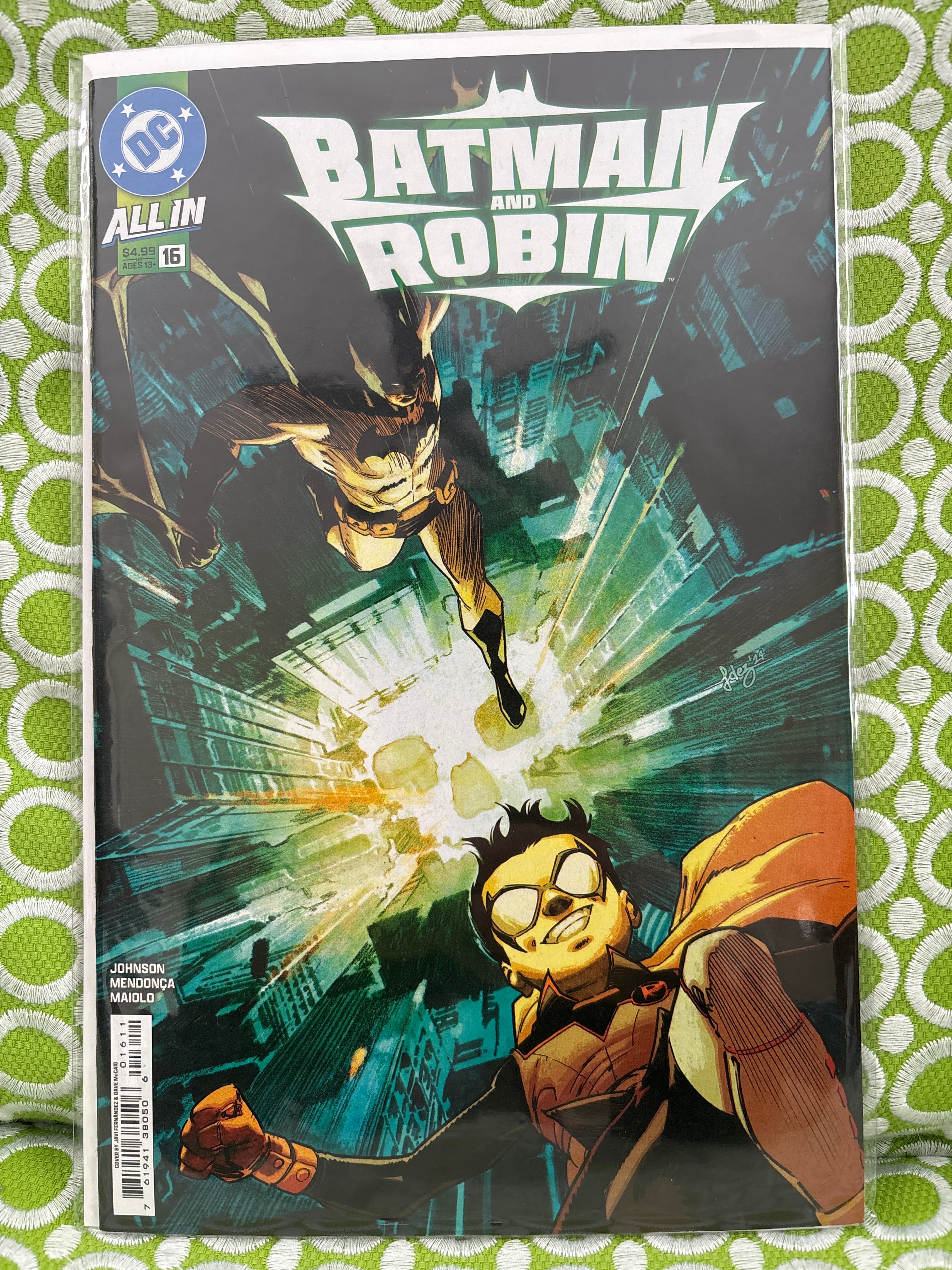 Cover of Batman and Robin (2023) #16 — Javi Fernández Cover