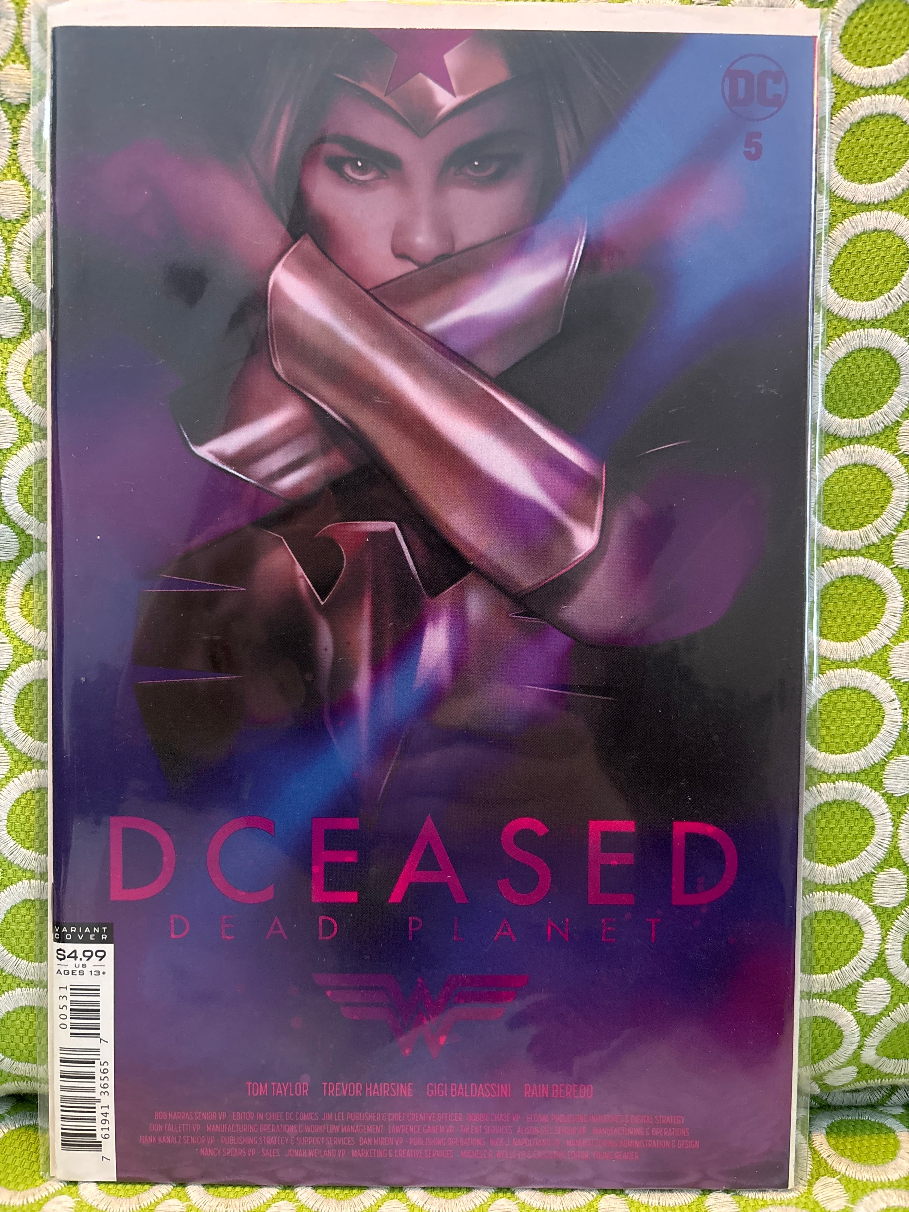 Cover of DCeased: Dead Planet (2020) #5 — Francesco Mattina Cardstock Variant Cover