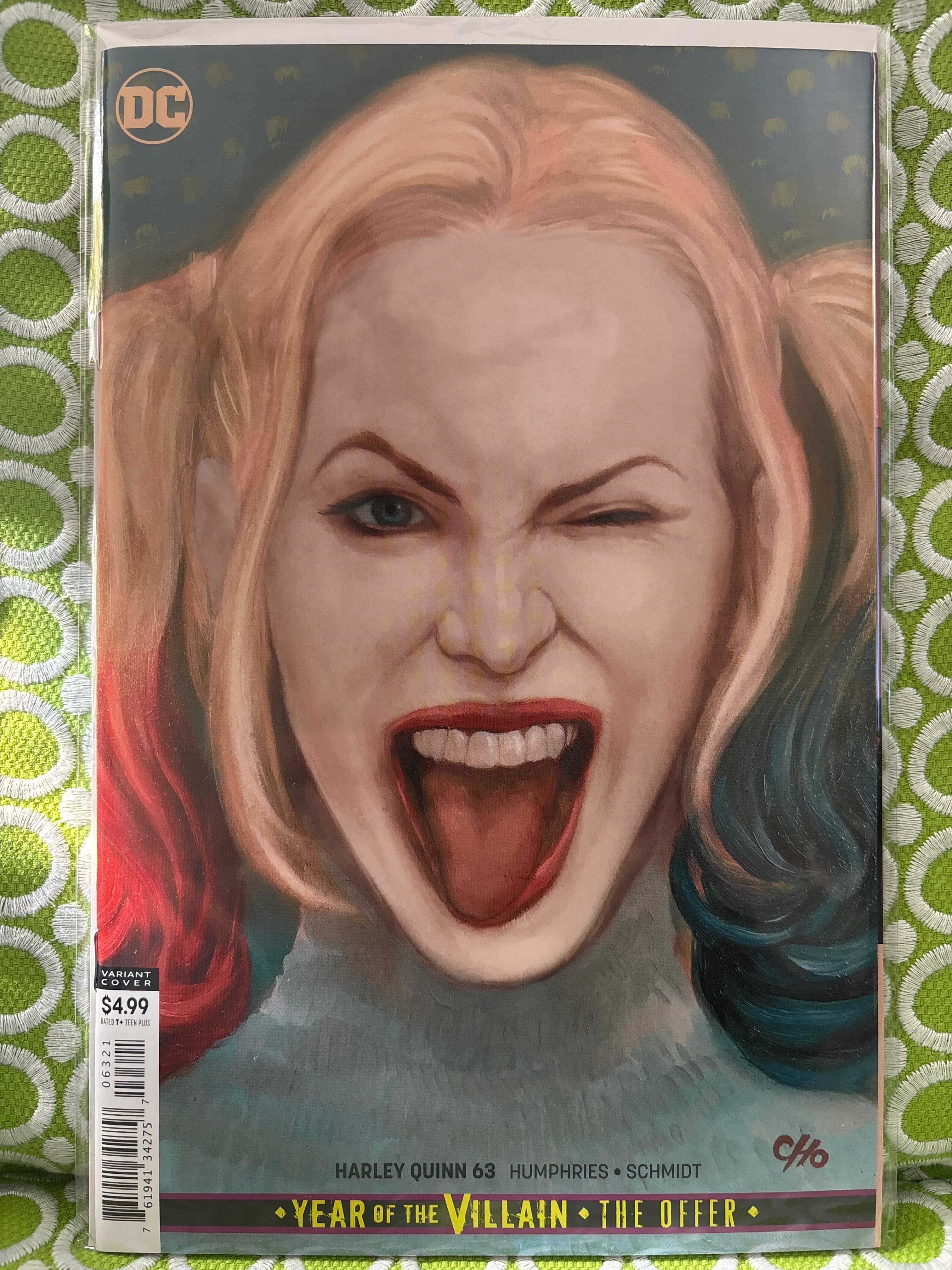 Cover of Harley Quinn (2016) #63 — Frank Cho Cardstock Variant Cover