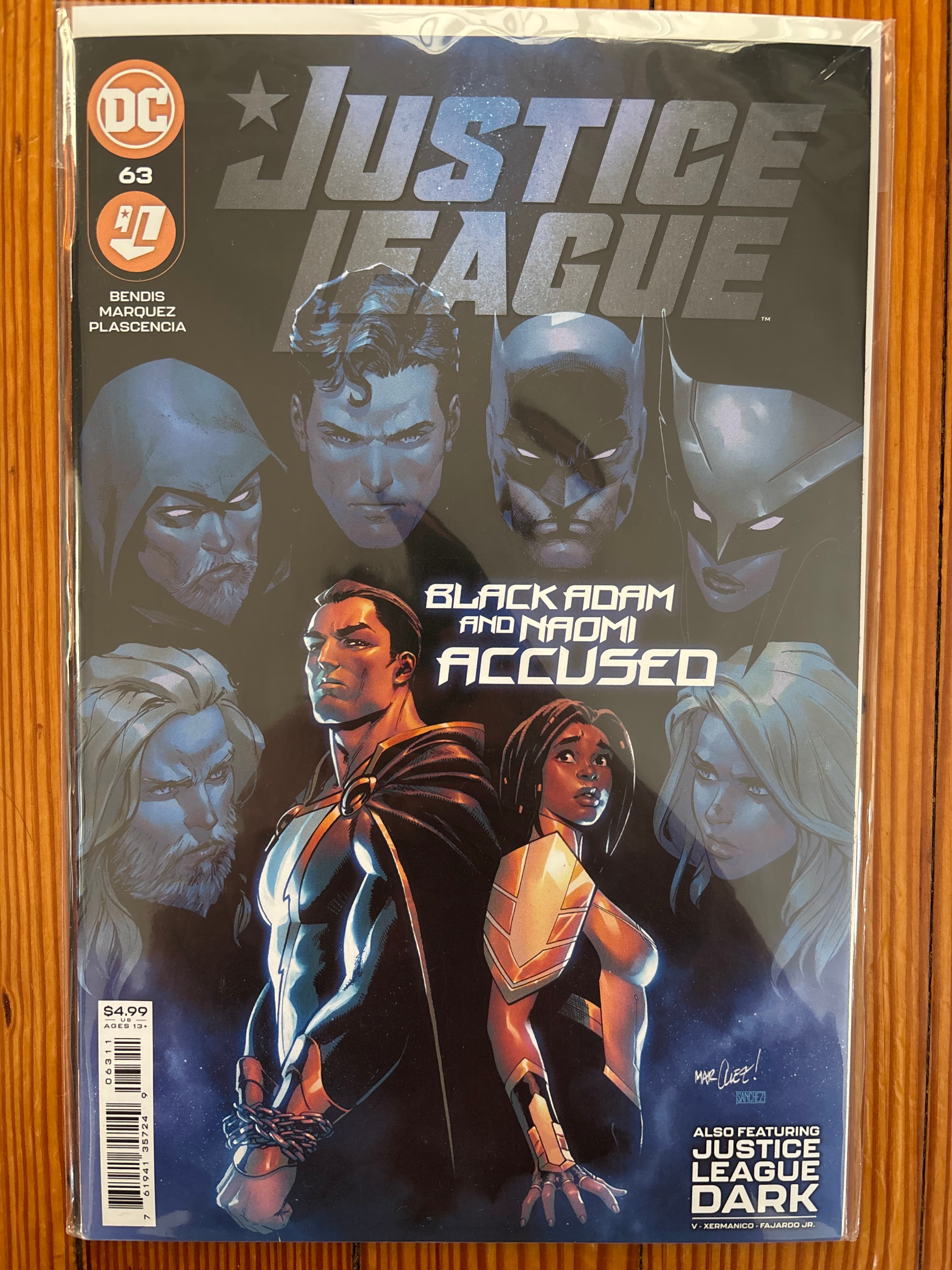 Cover of Justice League (2018) #63 — David Marquez Cover