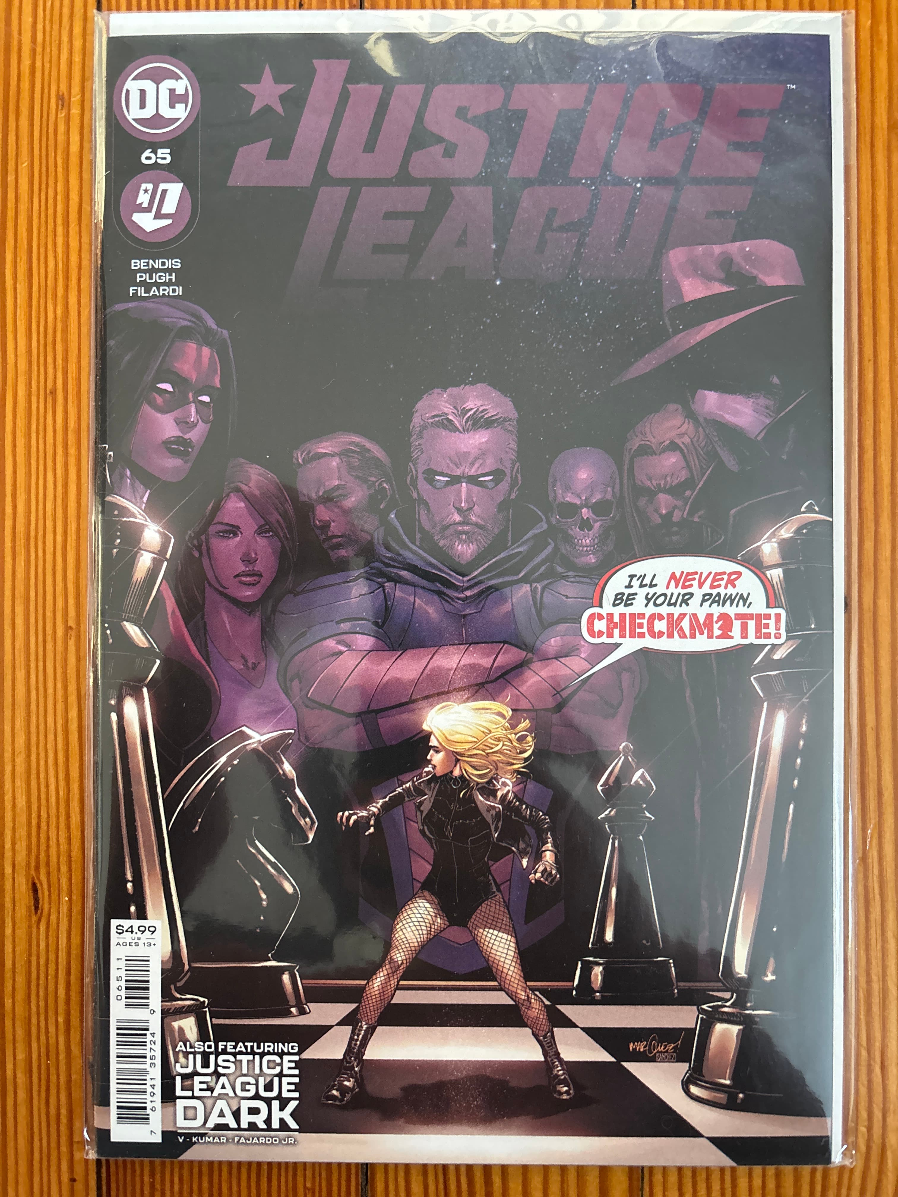 Cover of Justice League (2018) #65 — David Marquez Cover