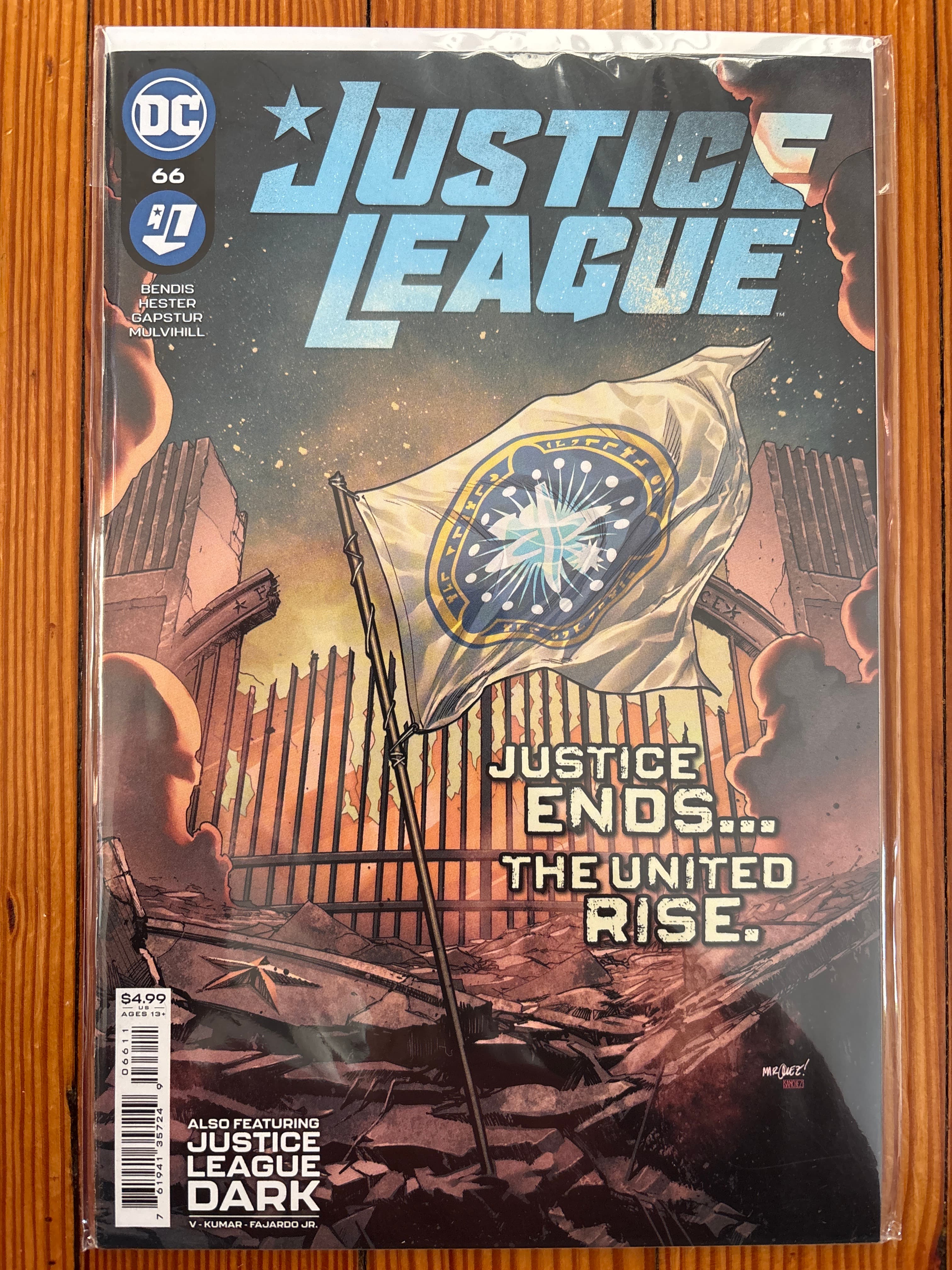 Cover of Justice League (2018) #66 — David Marquez Cover