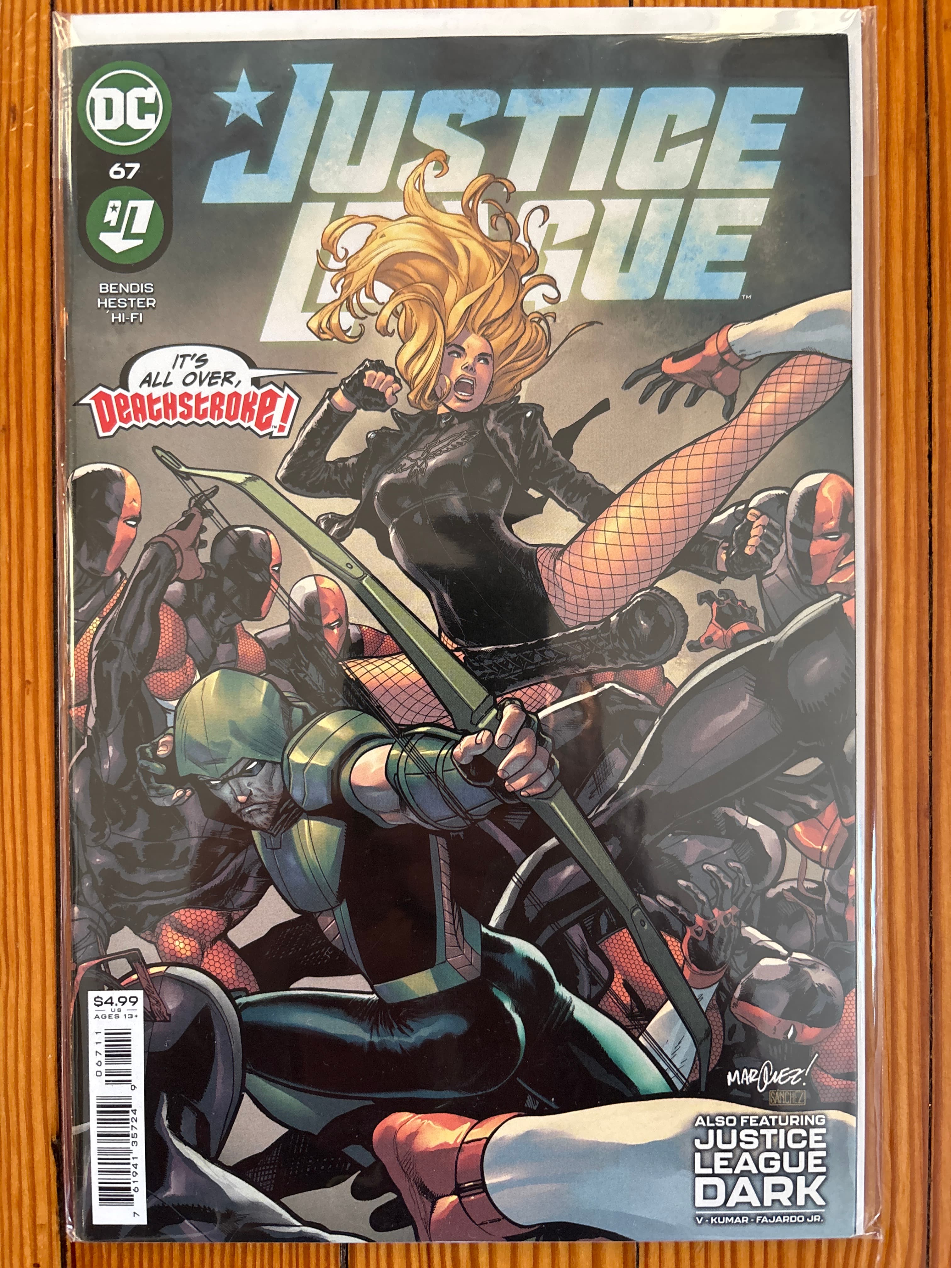 Cover of Justice League (2018) #67 — David Marquez Cover