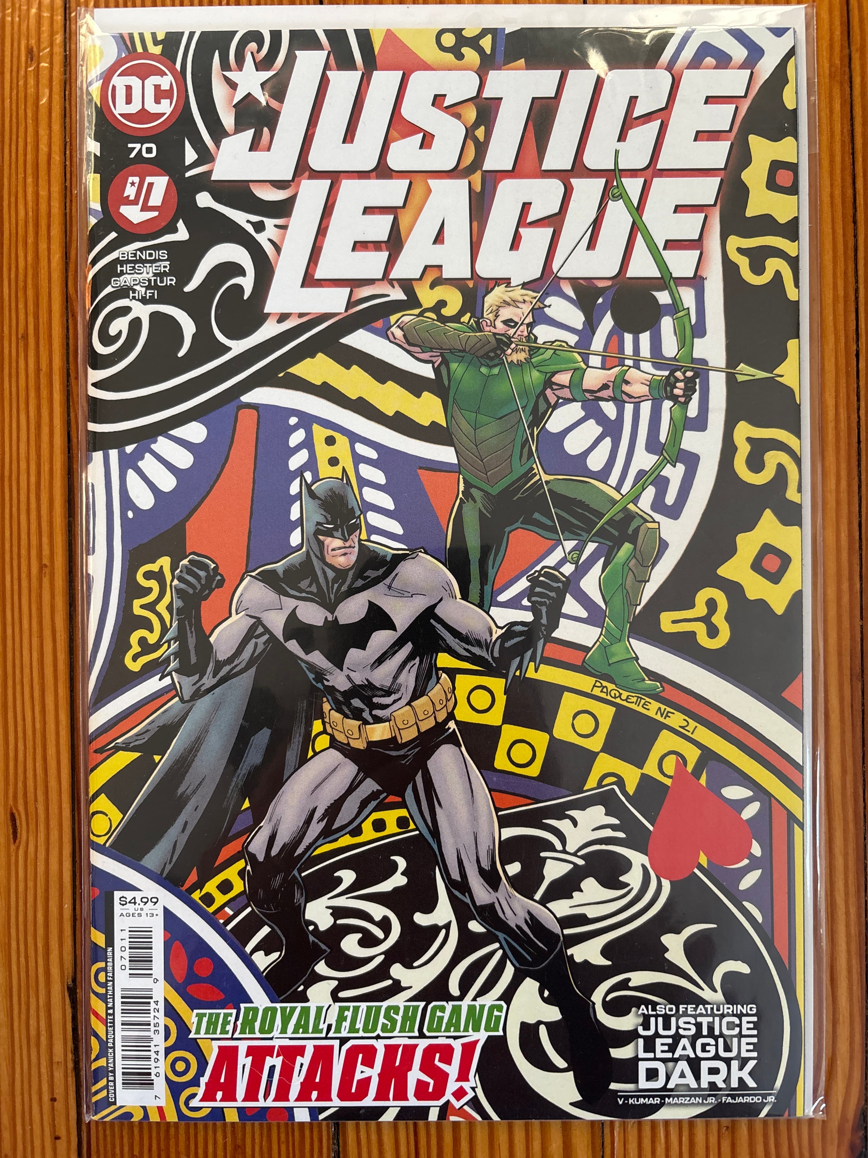 Cover of Justice League (2018) #70 — Yanick Paquette Cover