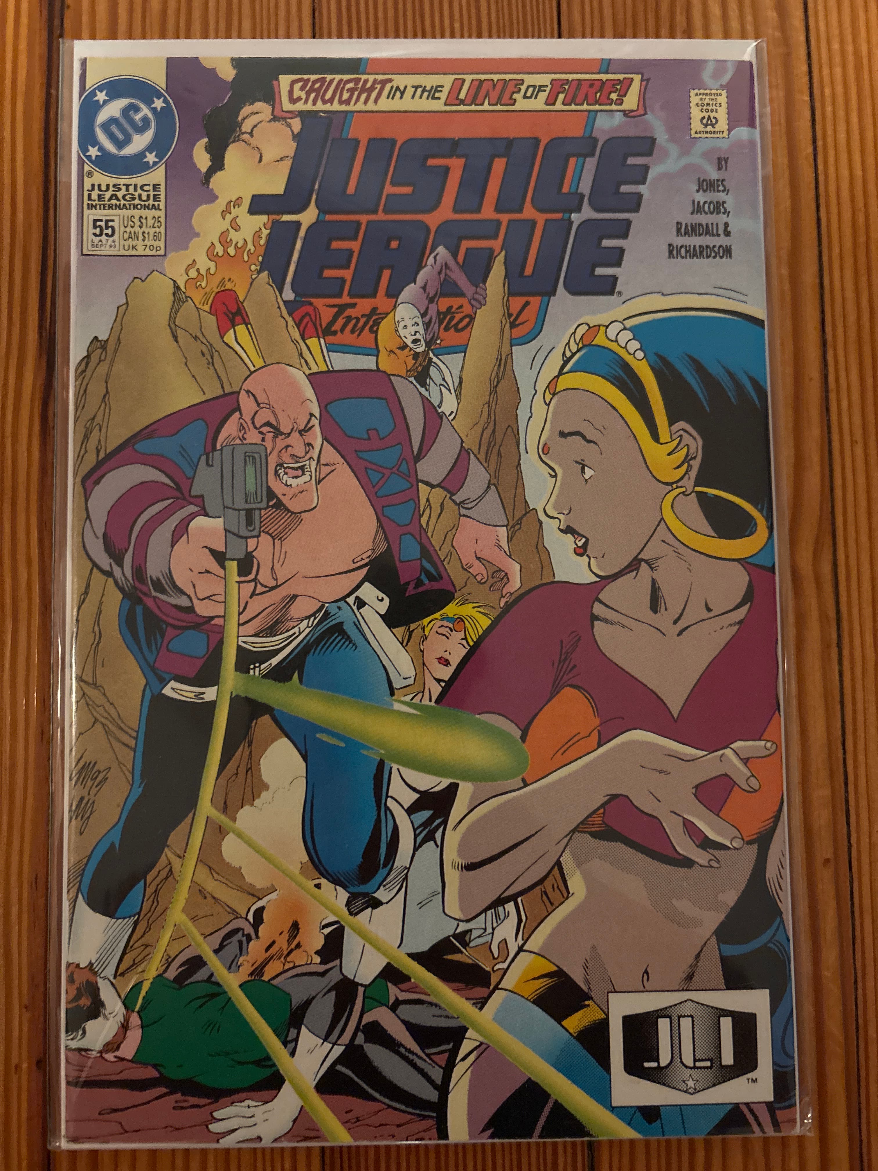 Cover of Justice League International (1993) #55 — Direct