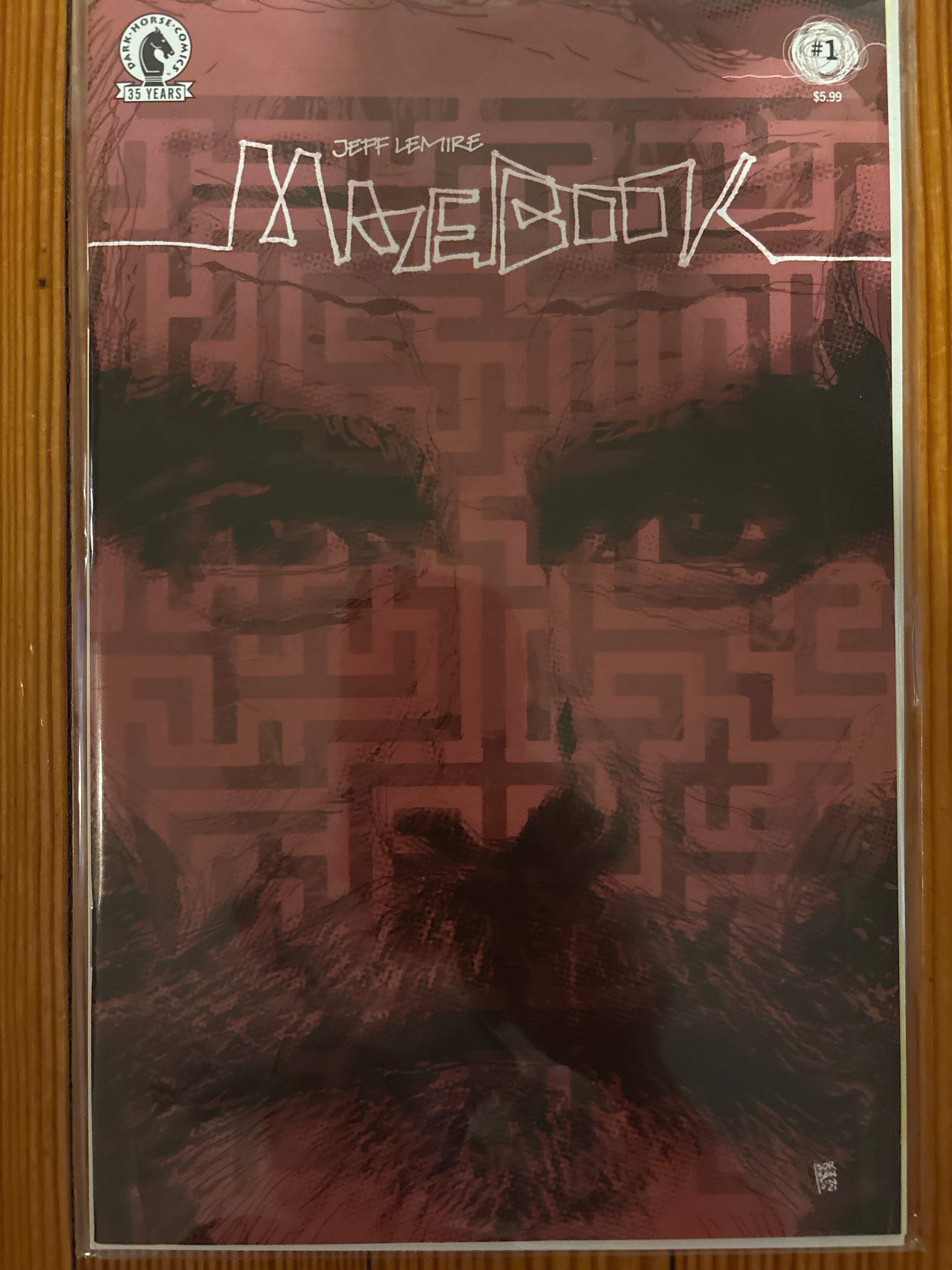 Cover of Mazebook (2021) #1 — Cover B - Andrea Sorrentino