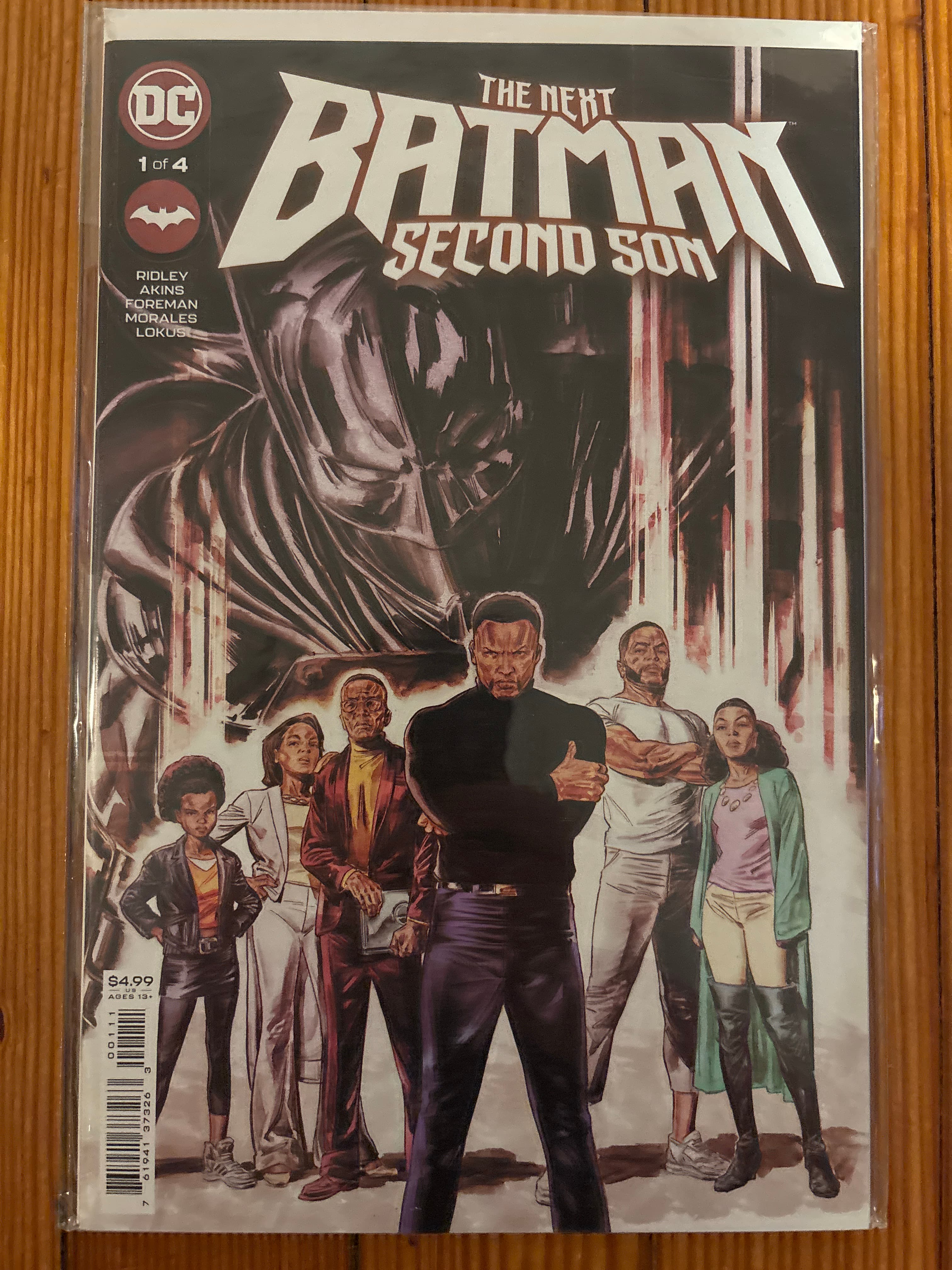 Cover of The Next Batman: Second Son (2021) #1 — Doug Braithwaite Cover