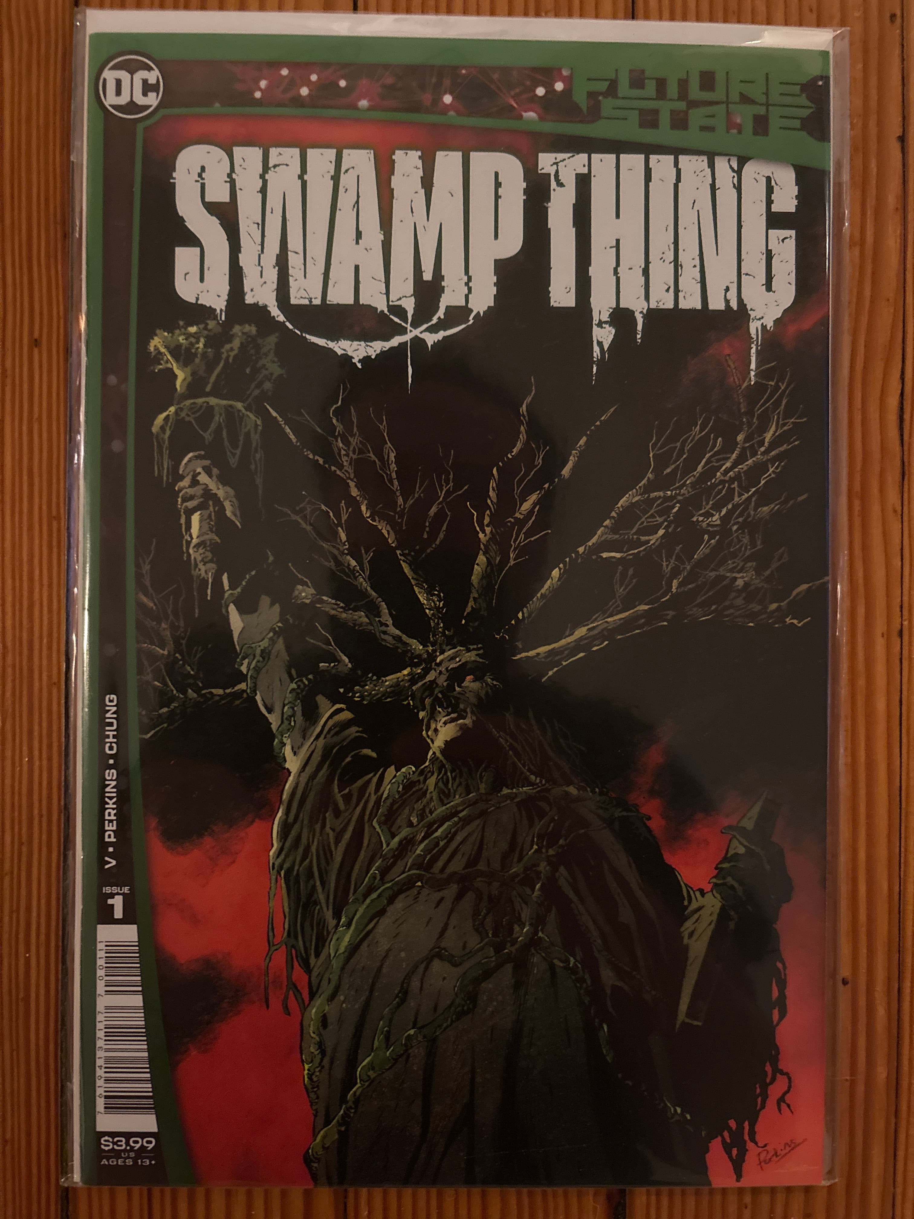Cover of Future State: Swamp Thing (2021) #1 — Mike Perkins Cover