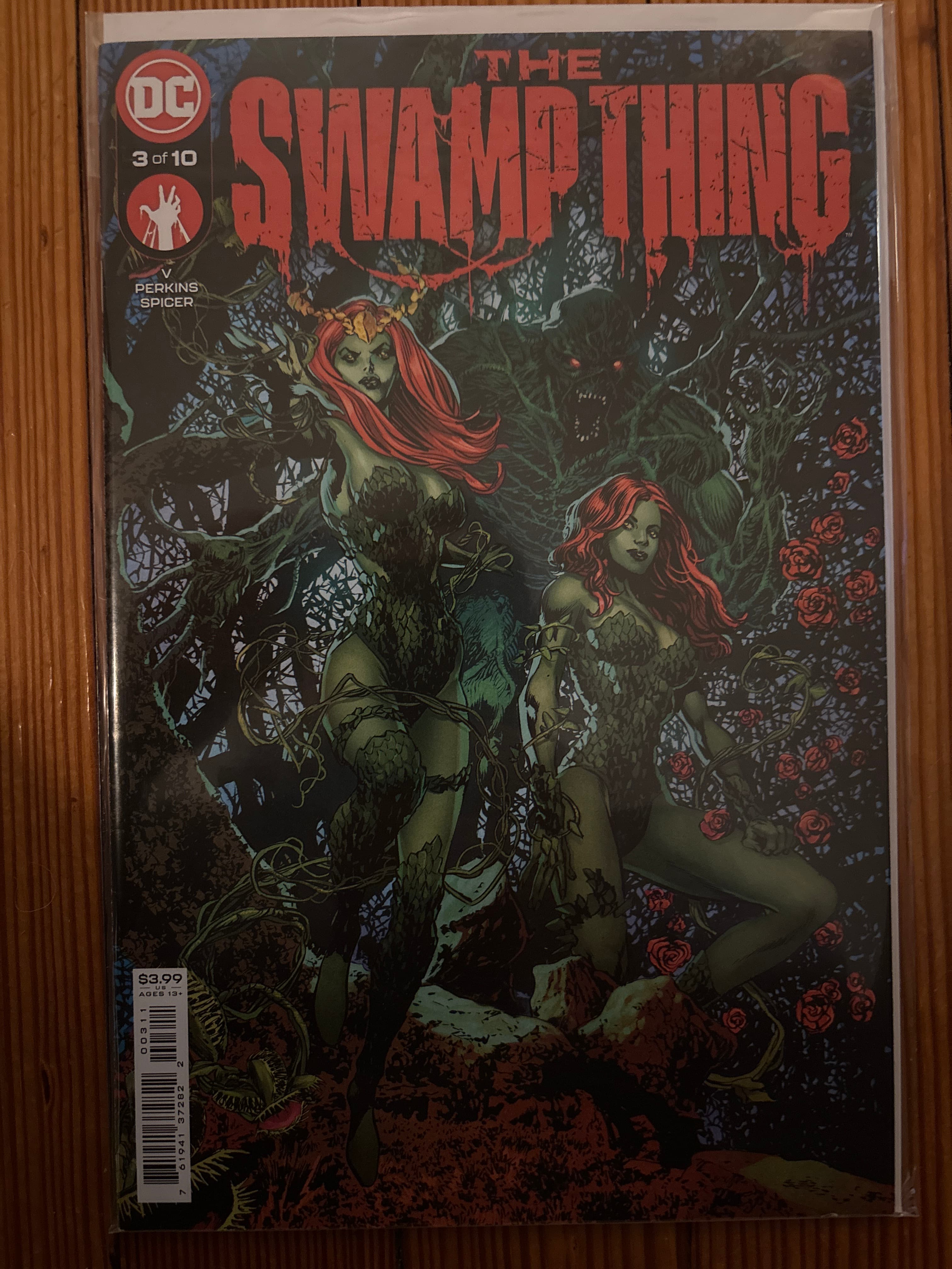 Cover of The Swamp Thing (2021) #3 — Mike Perkins Cover