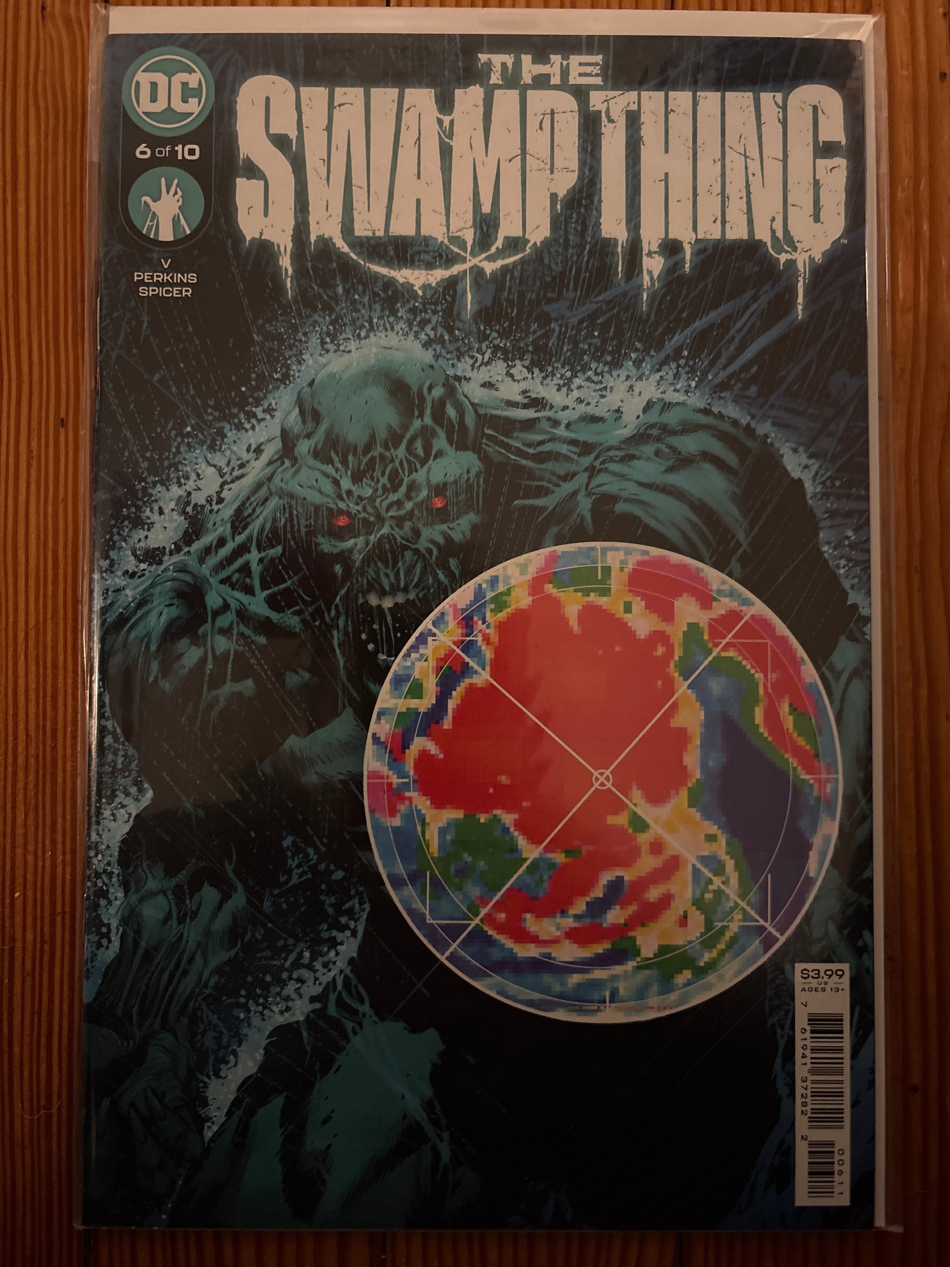 Cover of The Swamp Thing (2021) #6 — Mike Perkins Cover