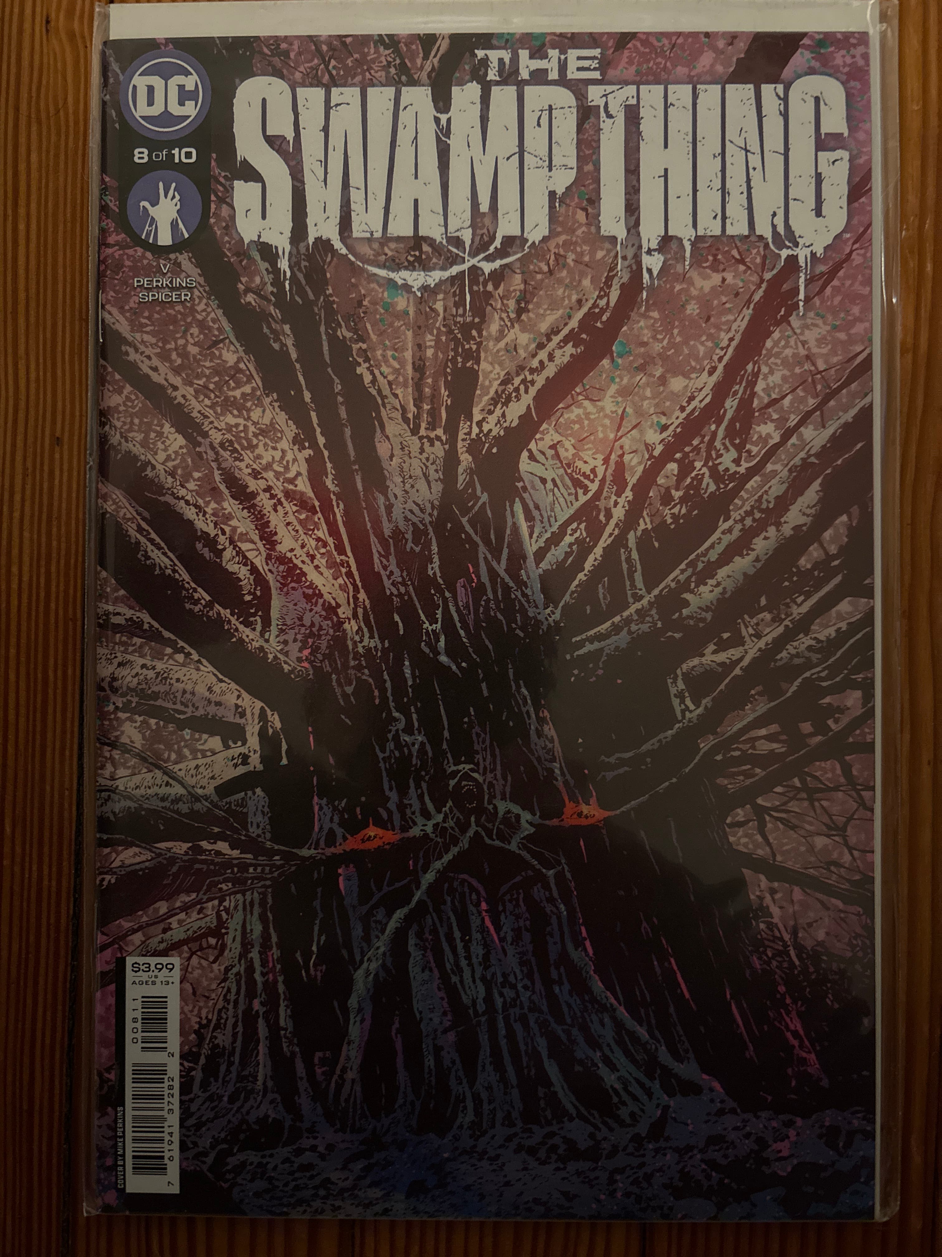 Cover of The Swamp Thing (2021) #8 — Mike Perkins Cover