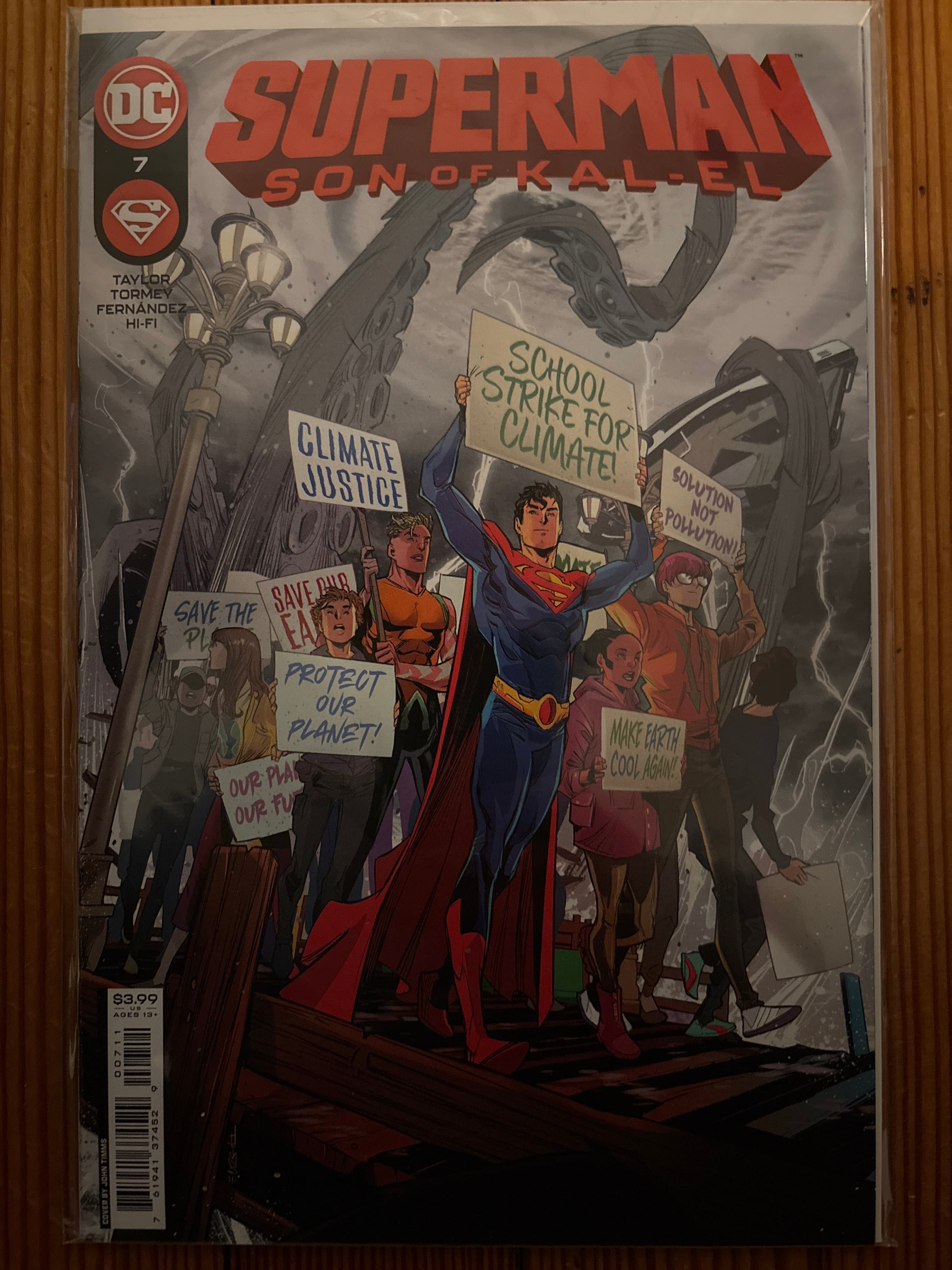 Cover of Superman: Son of Kal-El (2021) #7 — John Timms Cover