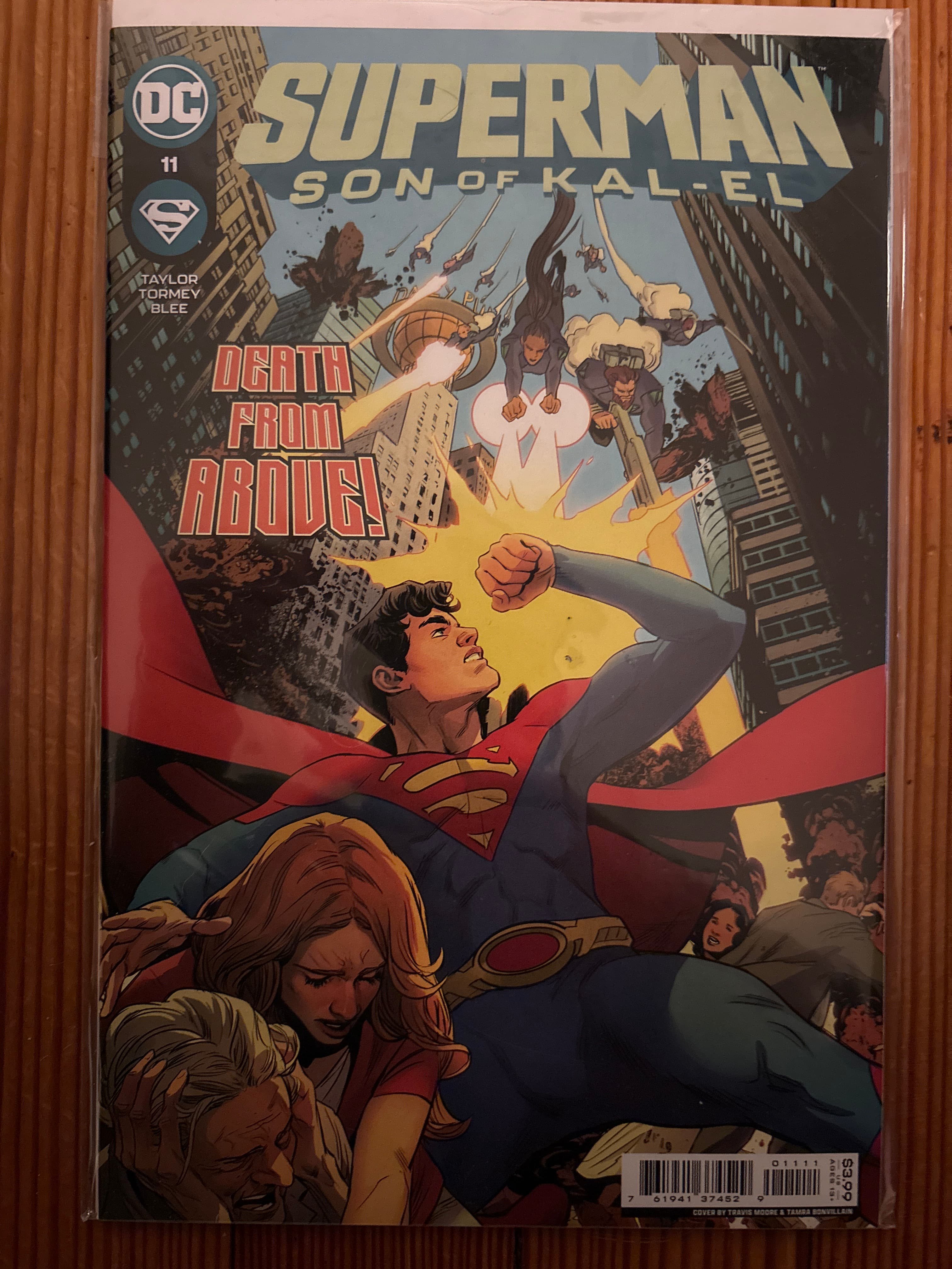 Cover of Superman: Son of Kal-El (2021) #11 — Travis Moore Cover