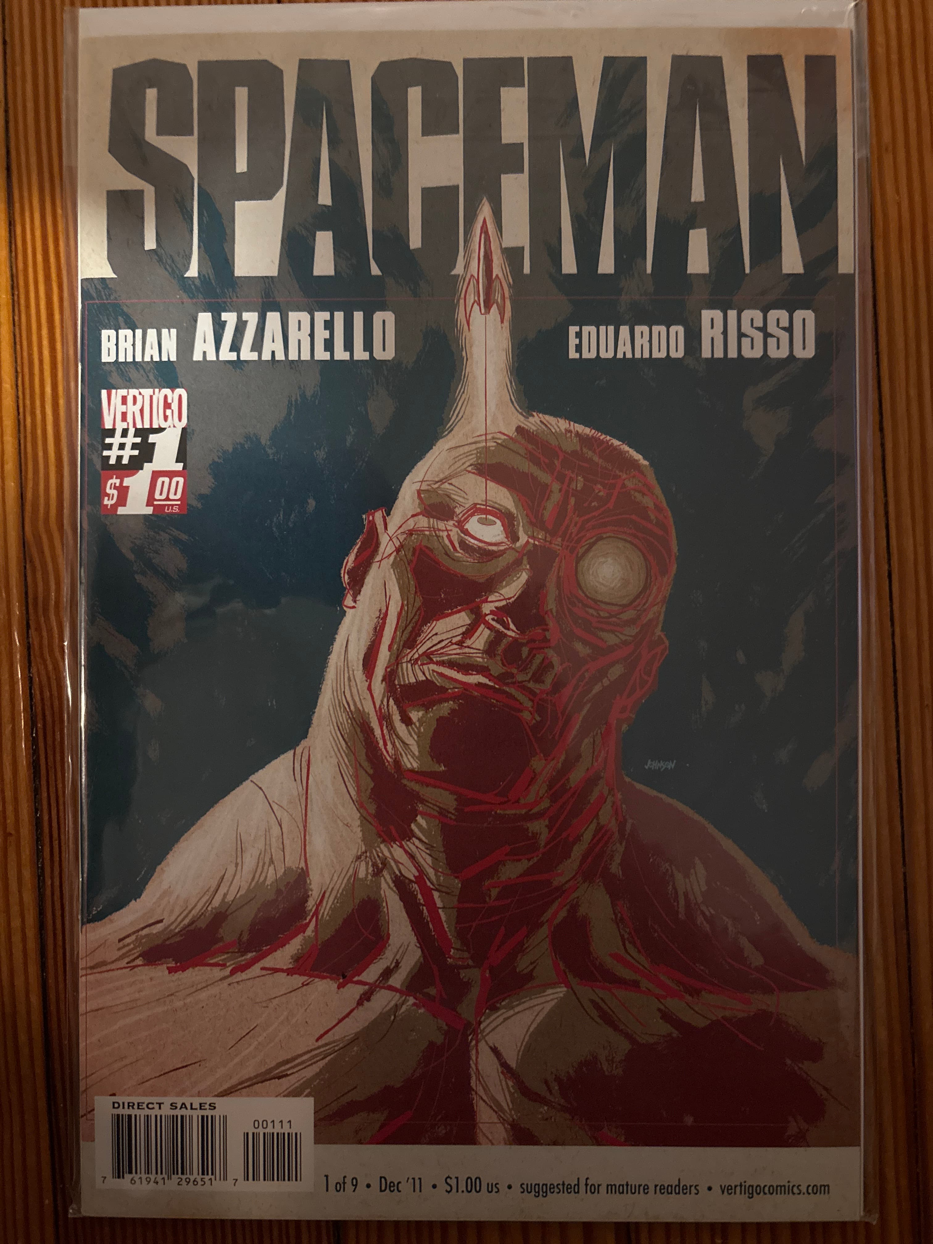 Cover of Spaceman (2011) #1
