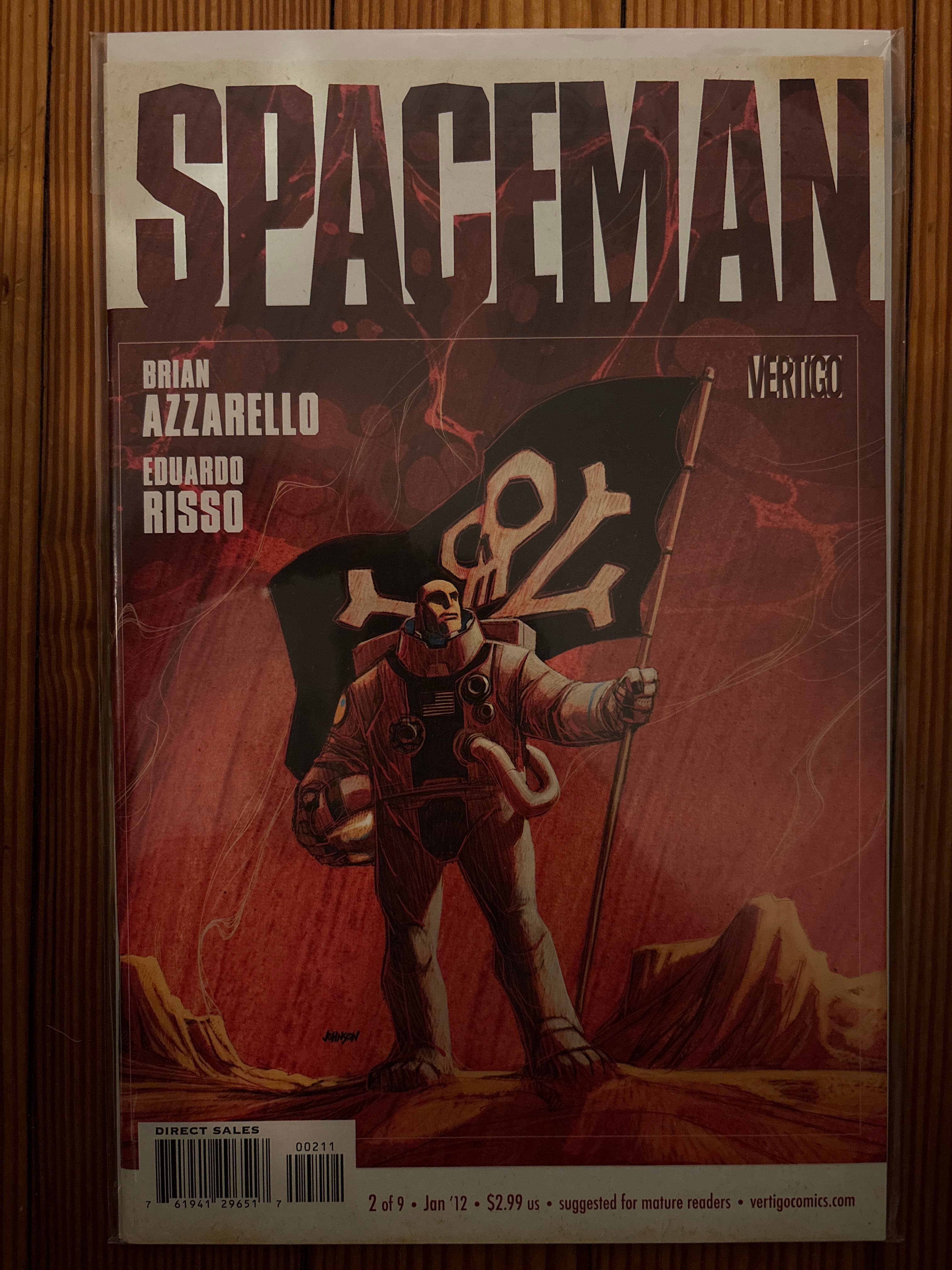Cover of Spaceman (2011) #2