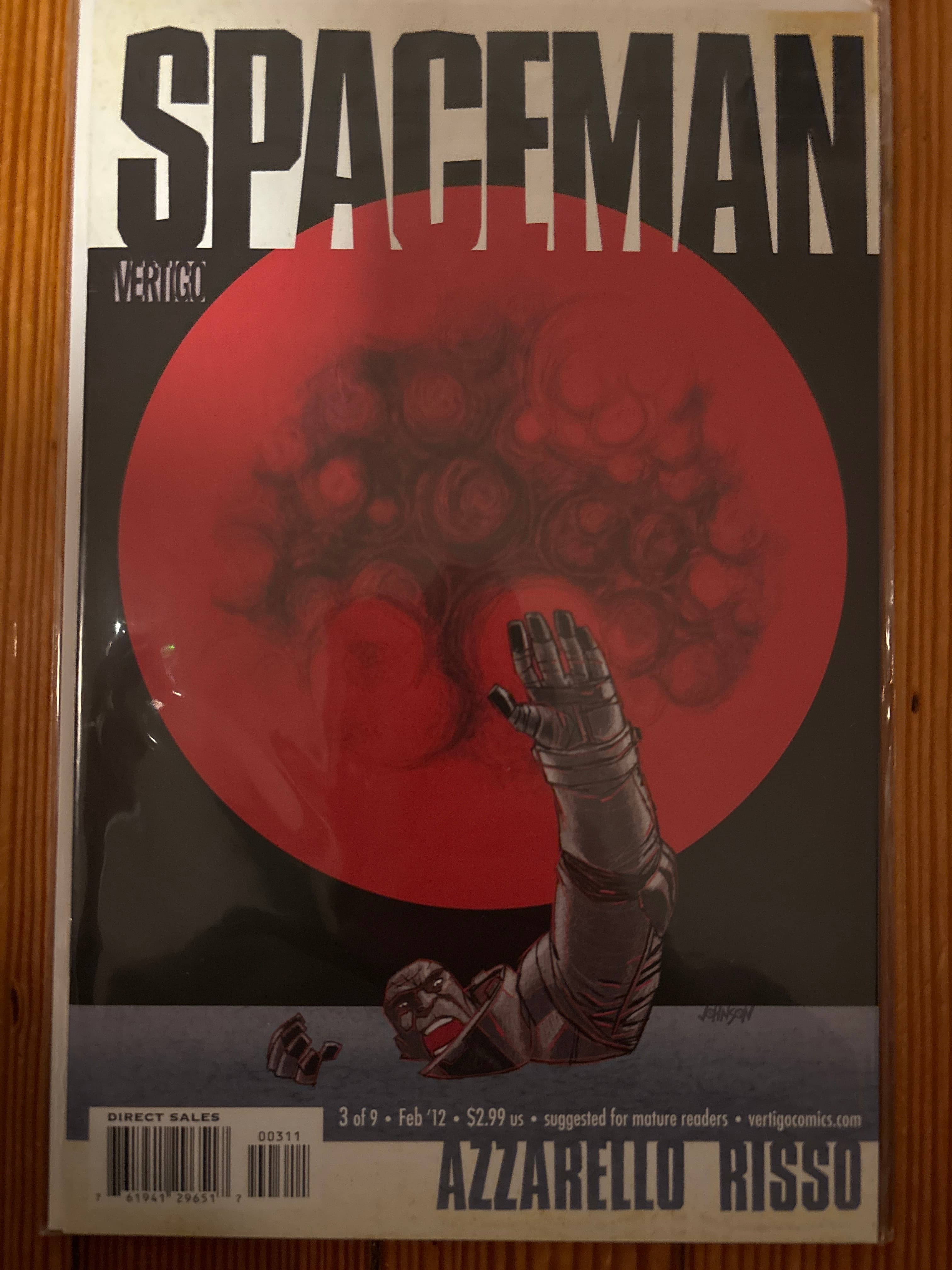 Cover of Spaceman (2011) #3