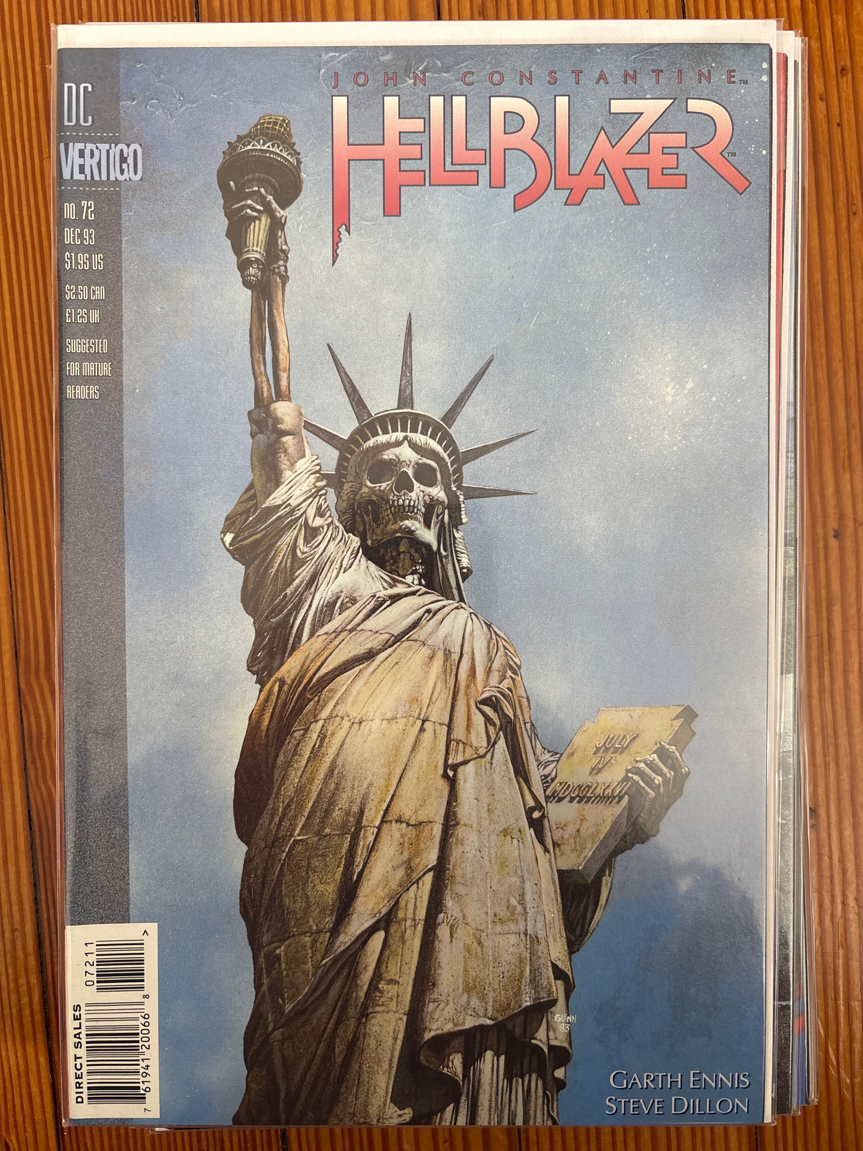 Cover of Hellblazer (1988) #72