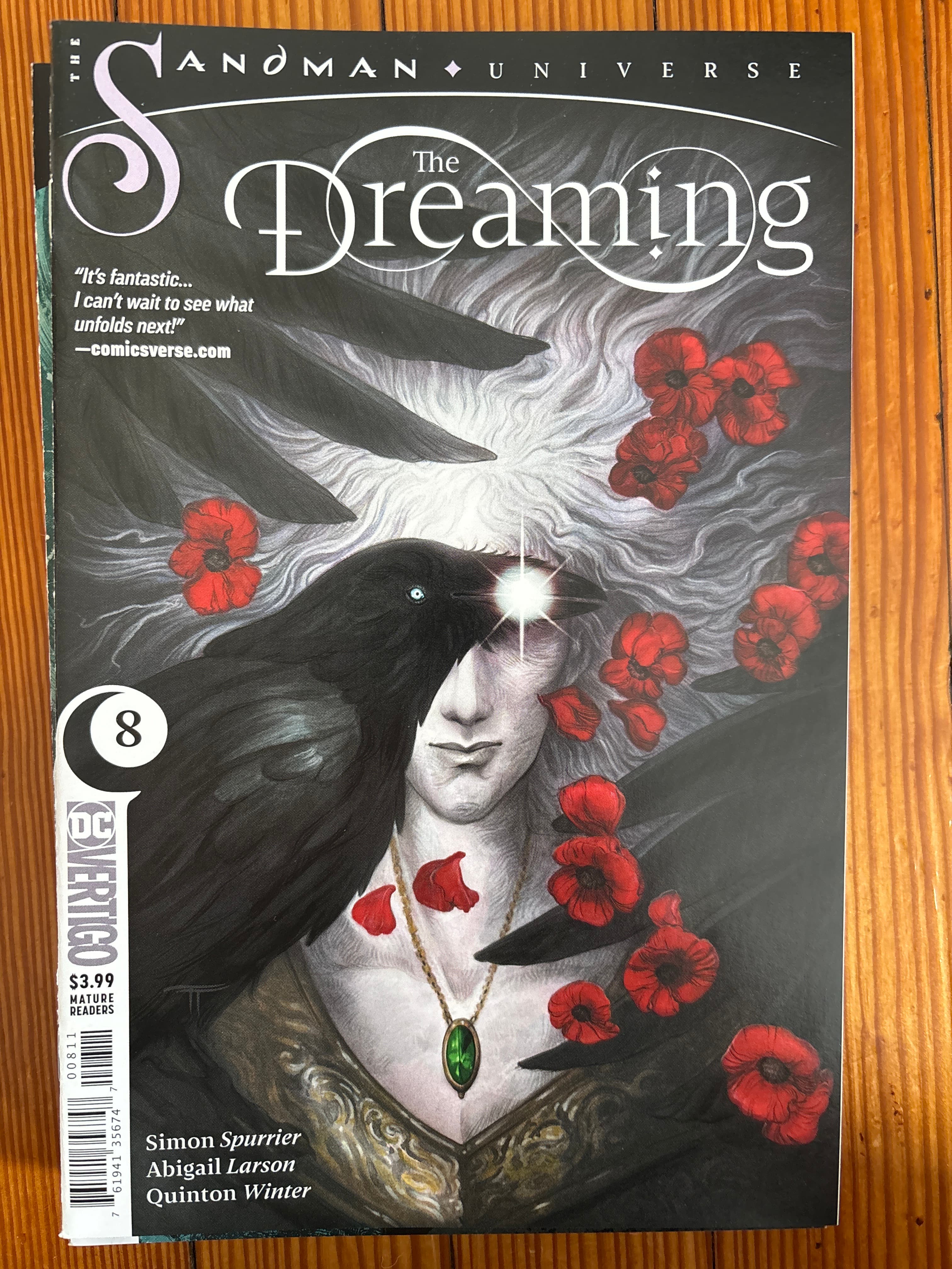 Cover of The Dreaming (2018) #8