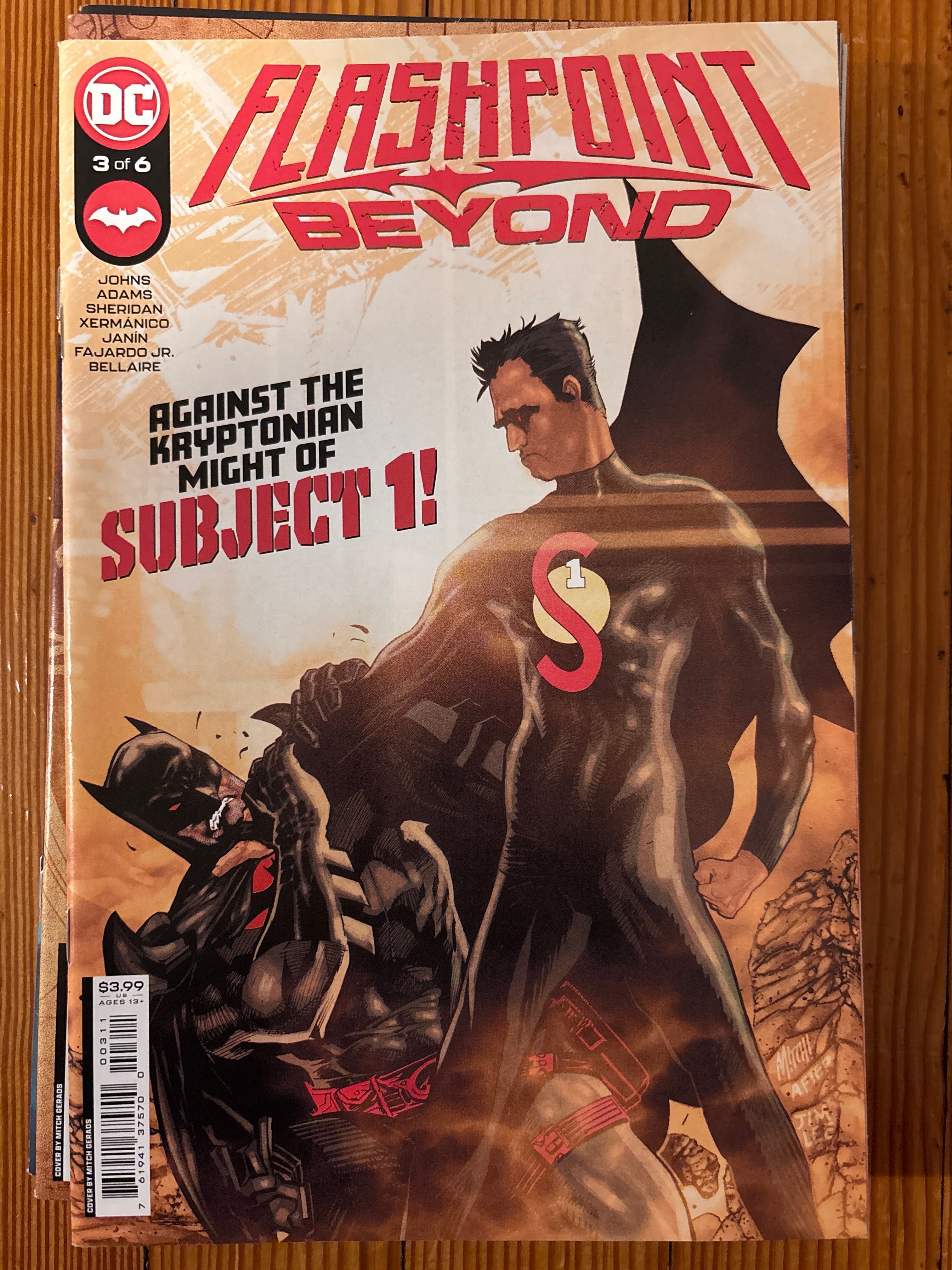 Cover of Flashpoint Beyond (2022) #3 — Mitch Gerads Cover