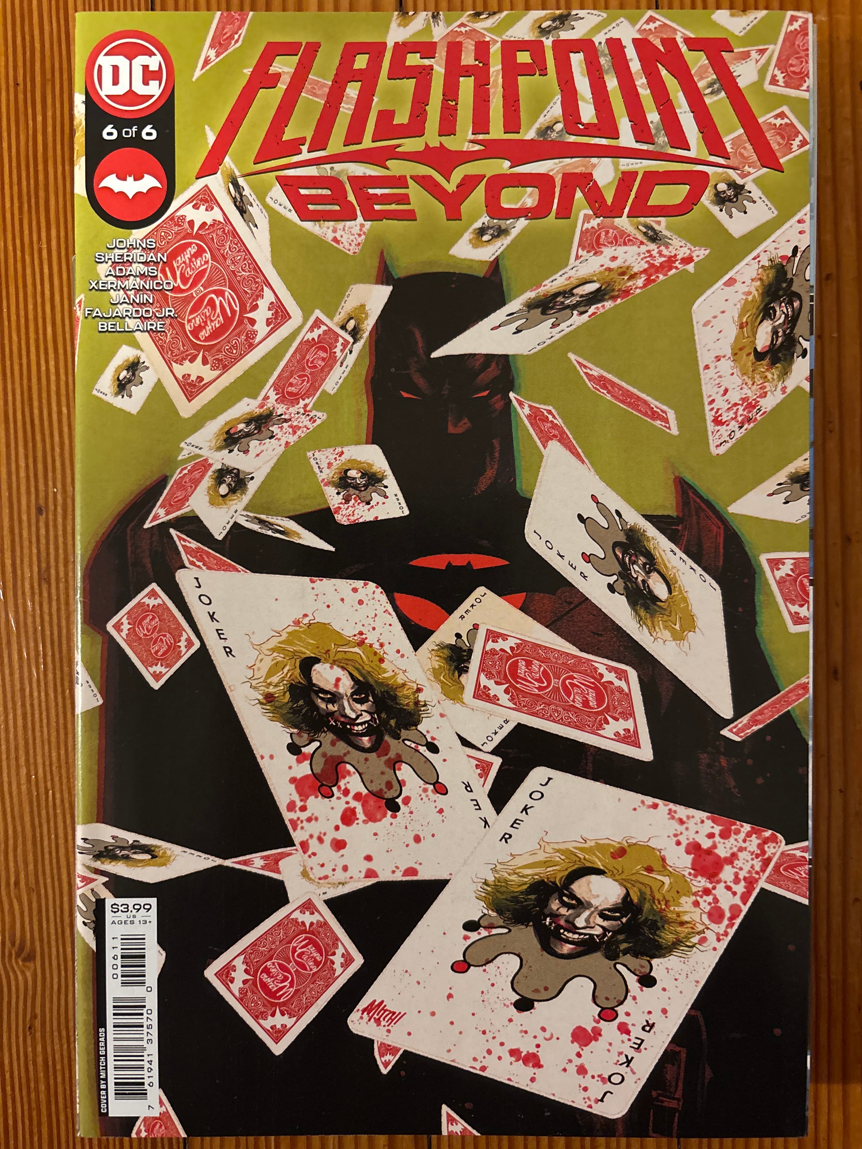 Cover of Flashpoint Beyond (2022) #6 — Mitch Gerads Cover