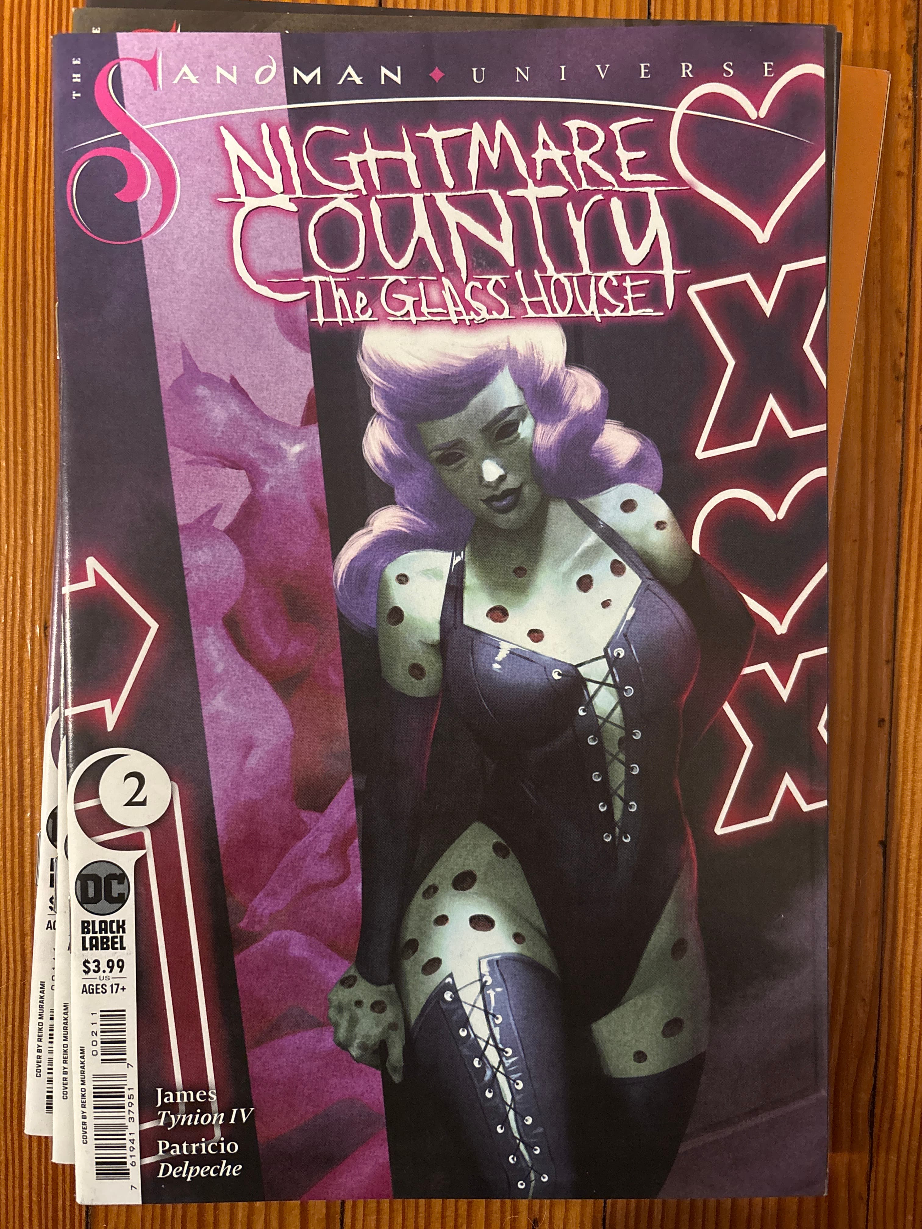 Cover of The Sandman Universe: Nightmare Country - The Glass House (2023) #2