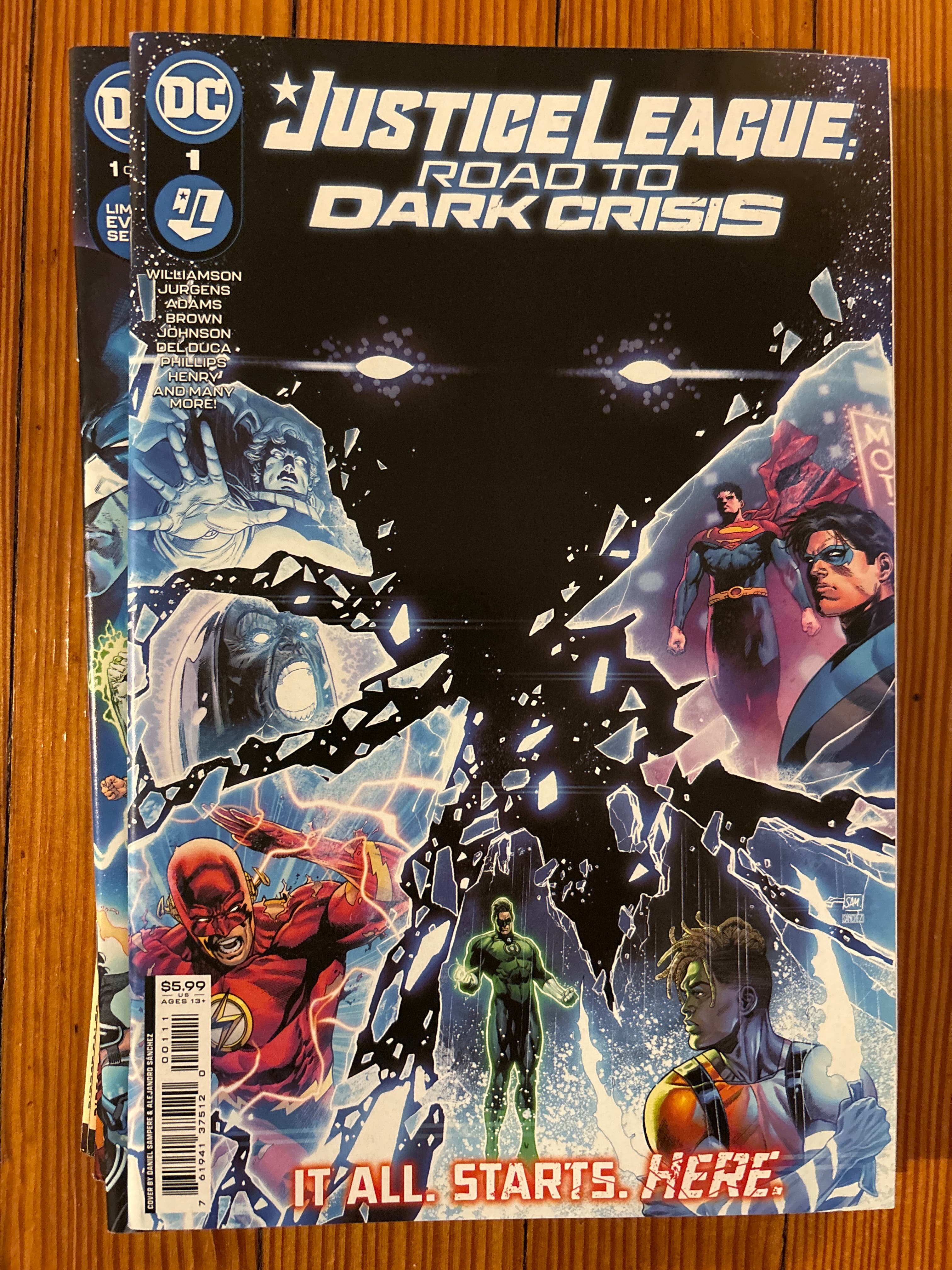Cover of Justice League: Road to Dark Crisis (2022) #1 — Daniel Sampere Cover