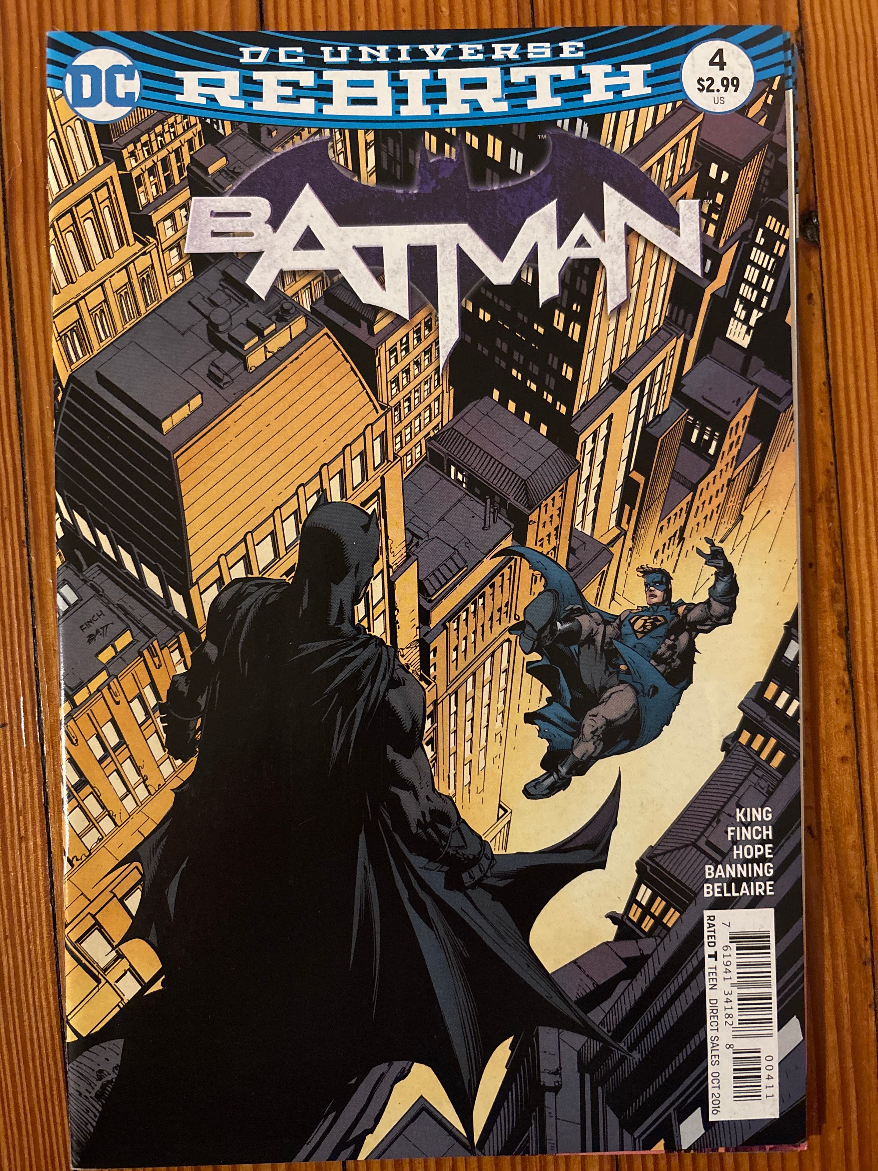 Cover of Batman (2016) #4 — Cover A