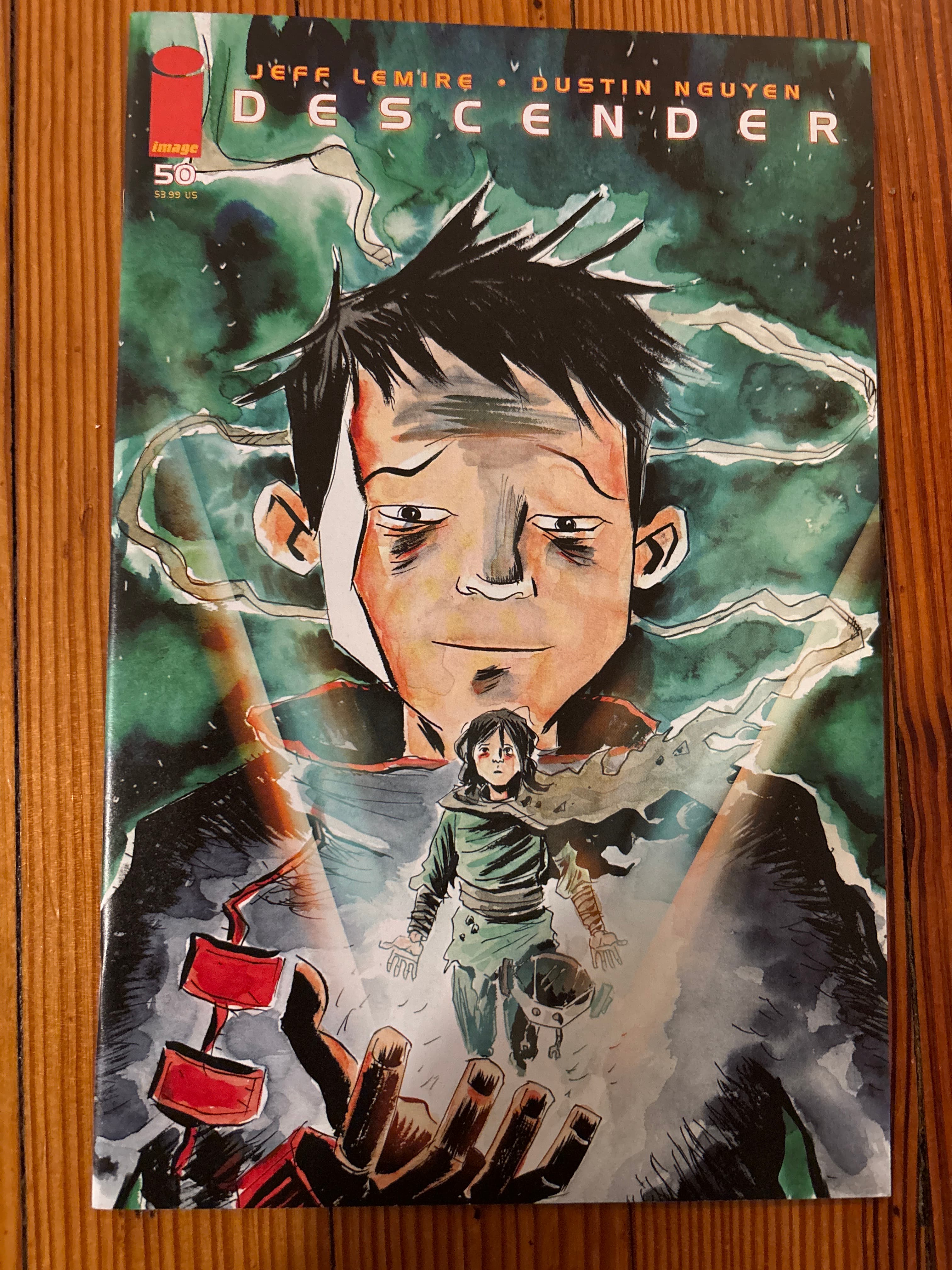 Cover of Ascender (2019) #18 — Cover B - Jeff Lemire - Descender 50