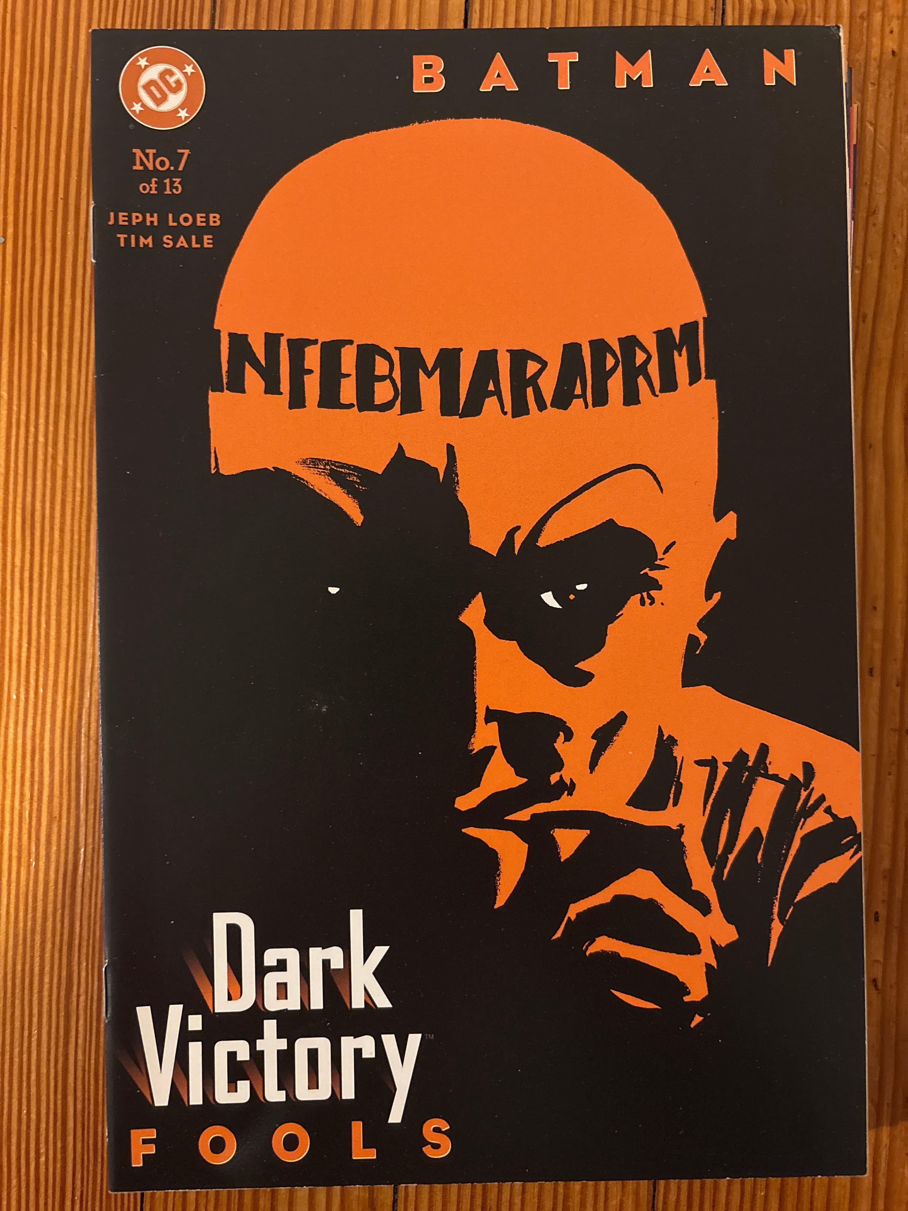 Cover of Batman: Dark Victory (1999) #7