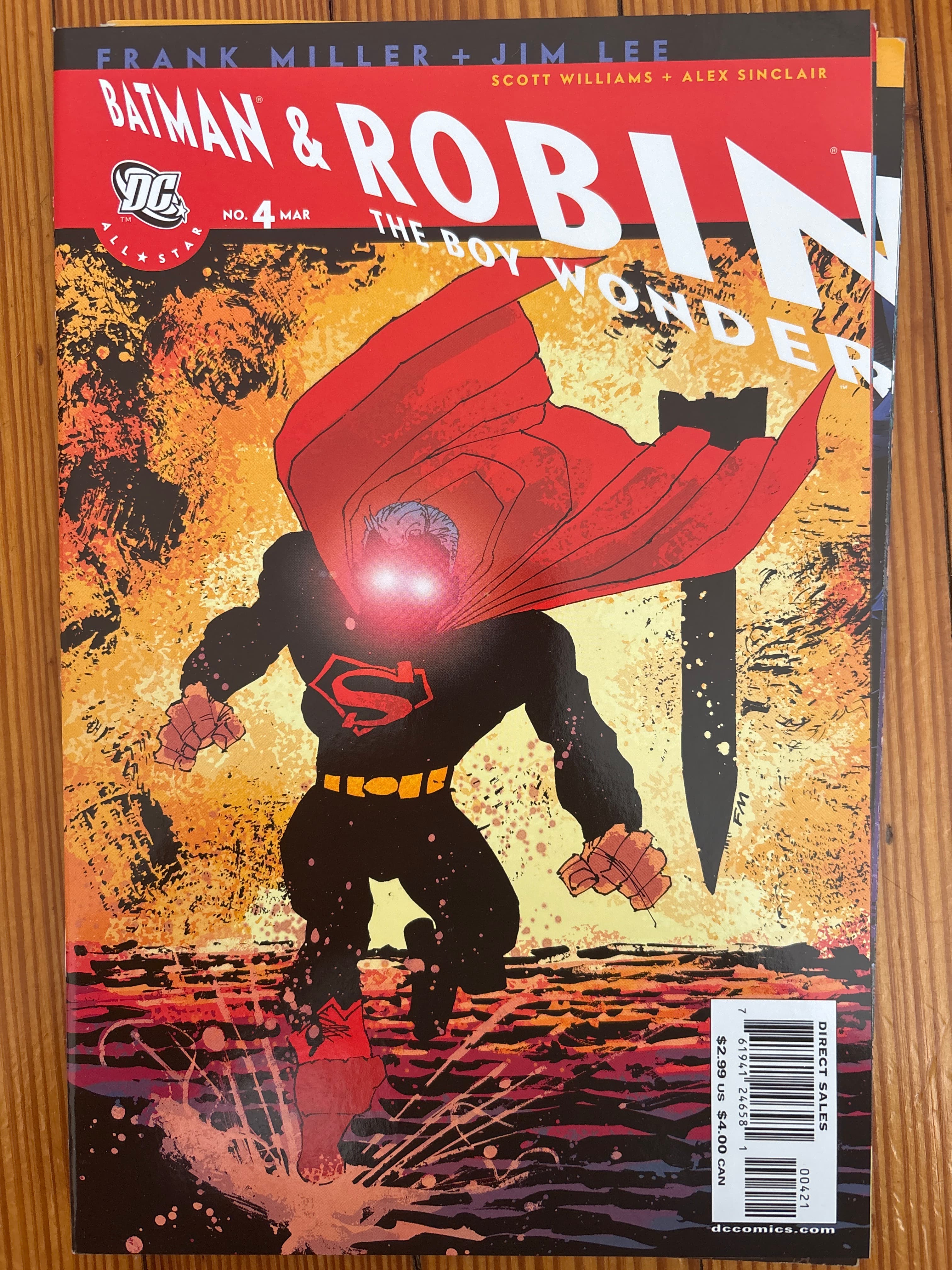 Cover of All Star Batman & Robin, the Boy Wonder (2005) #4 — Frank Miller Cover