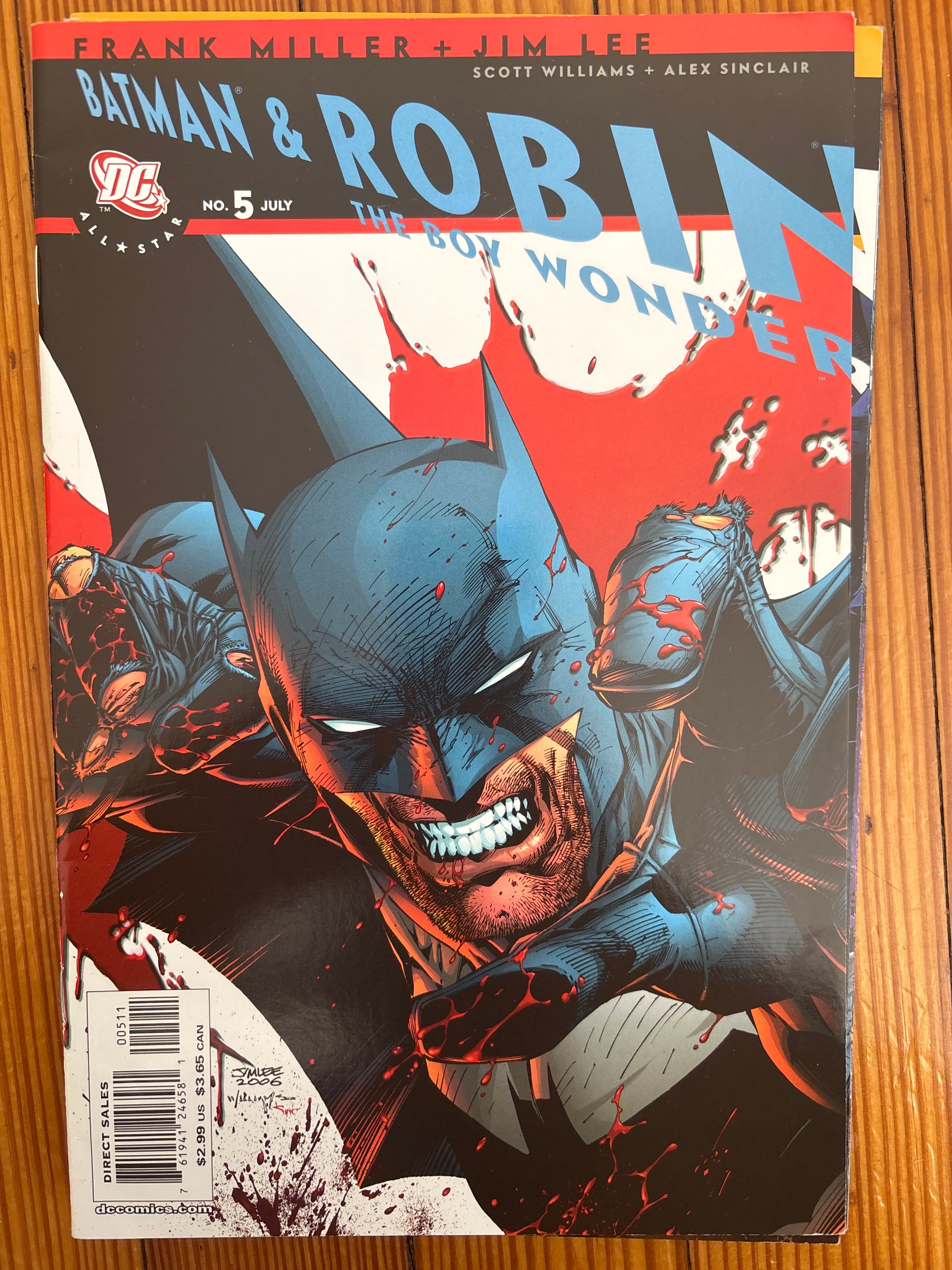 Cover of All Star Batman & Robin, the Boy Wonder (2005) #5 — Direct Sales