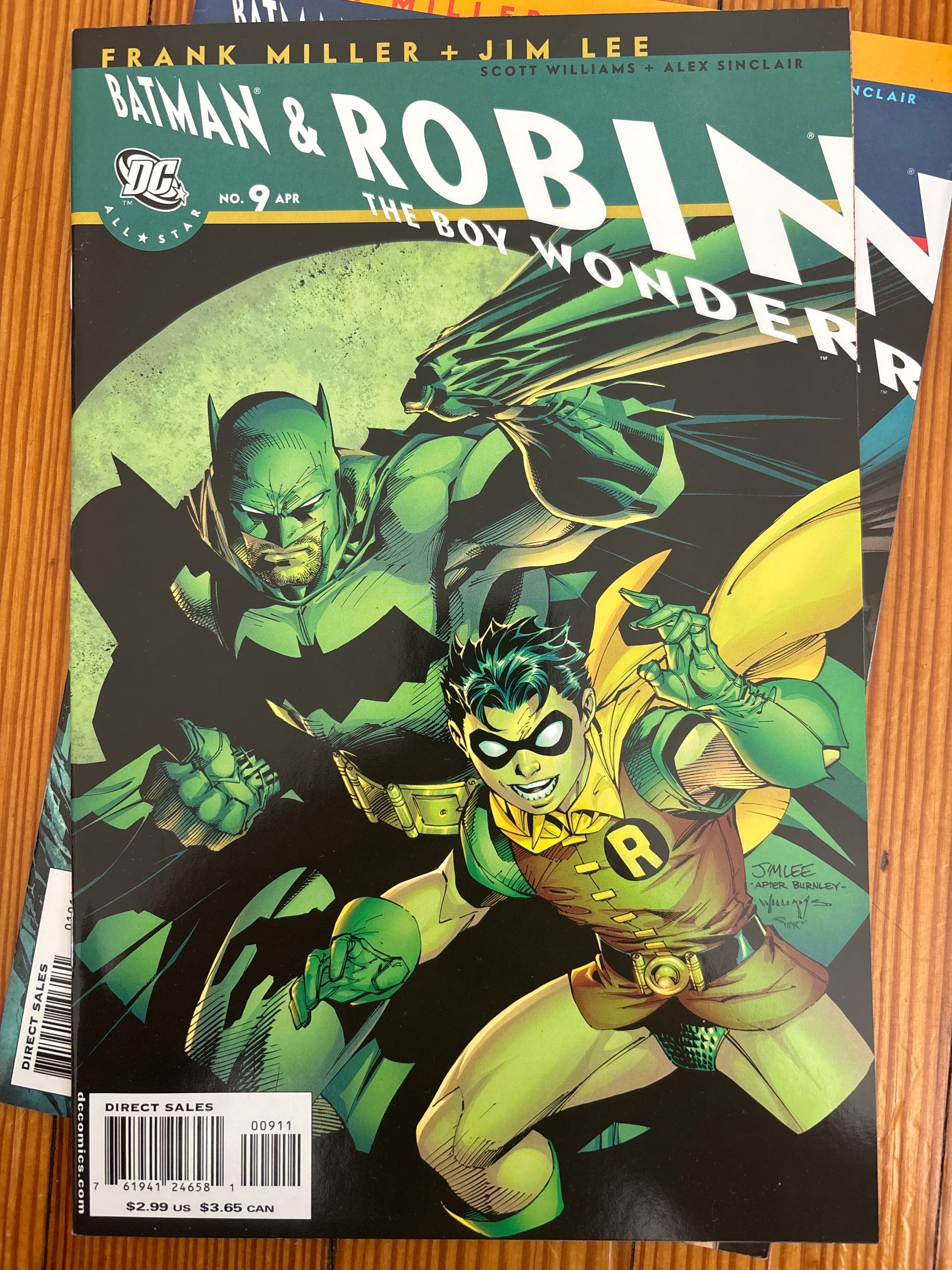 Cover of All Star Batman & Robin, the Boy Wonder (2005) #9 — Jim Lee / Scott Williams Cover