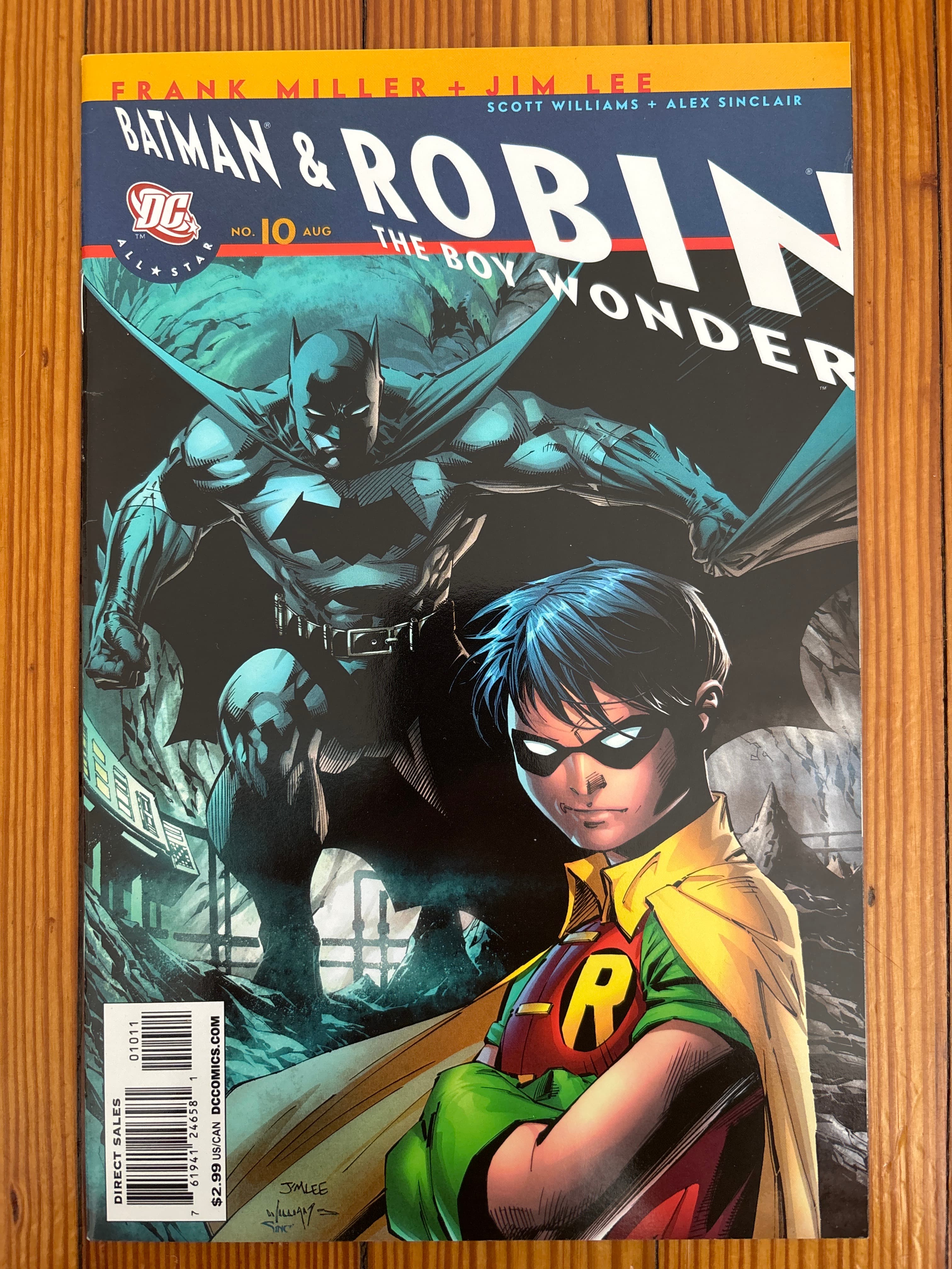 Cover of All Star Batman & Robin, the Boy Wonder (2005) #10 — Jim Lee / Scott Williams Cover